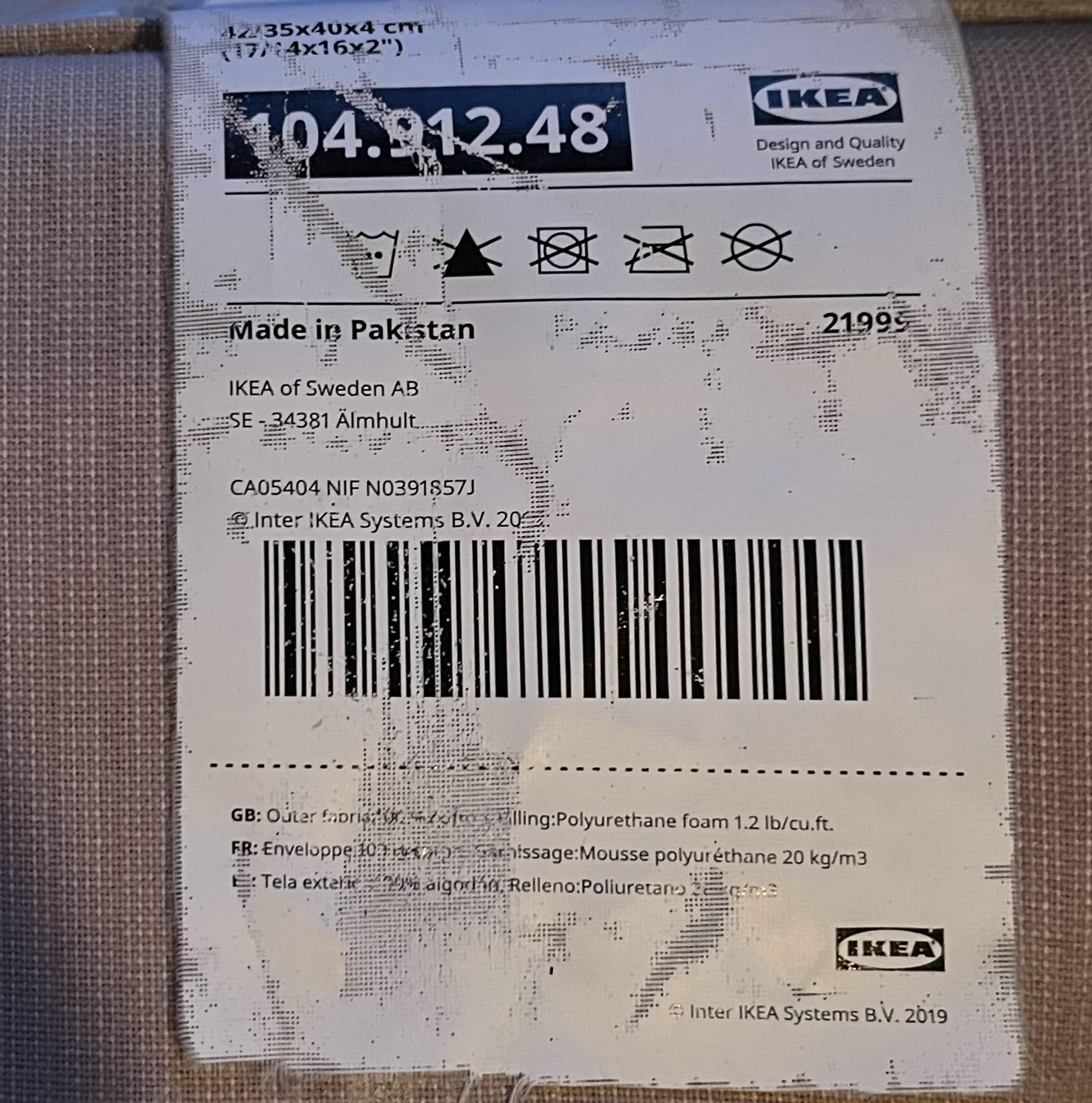 Photo 1 of IKEA NATURAL WOOD PATIO DINING TABLE & 4 CHAIRS (READ NOTES)