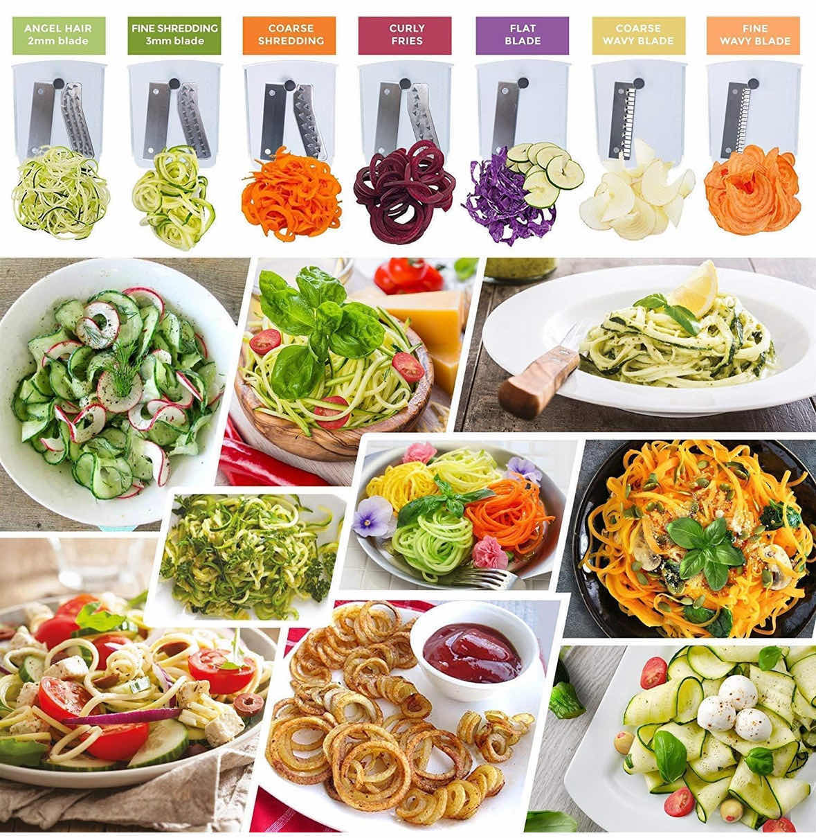 Photo 1 of SPIRALIZER 7-BLADE VEGETABLE SLICER