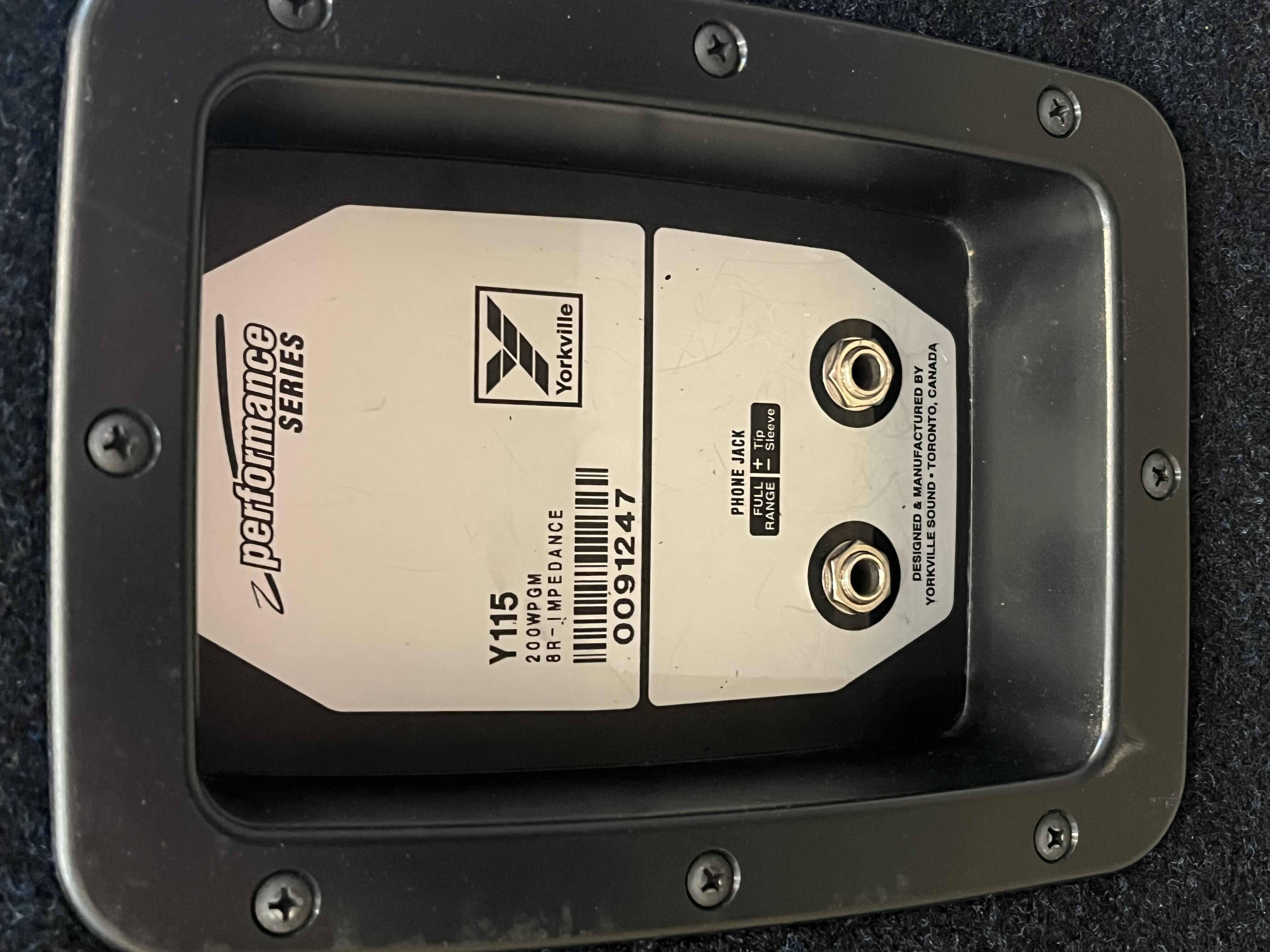 Photo 1 of YORKVILLE PERFORMANCE SERIES 200WATT SPEAKER Y115
