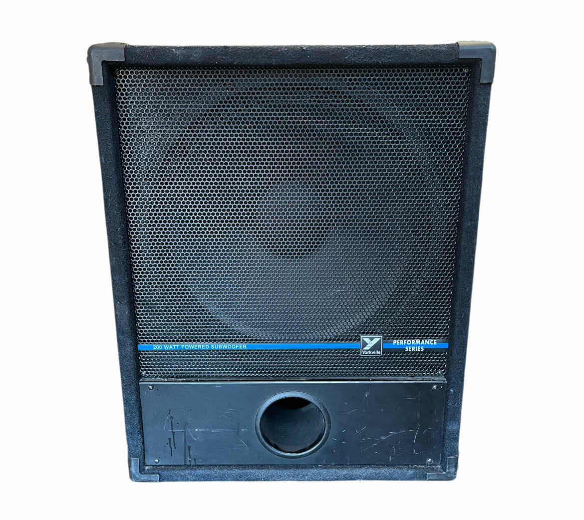 Photo 1 of YORKVILLE PERFORMANCE SERIES 200WATT POWERED SUBWOOFER YS-118PW