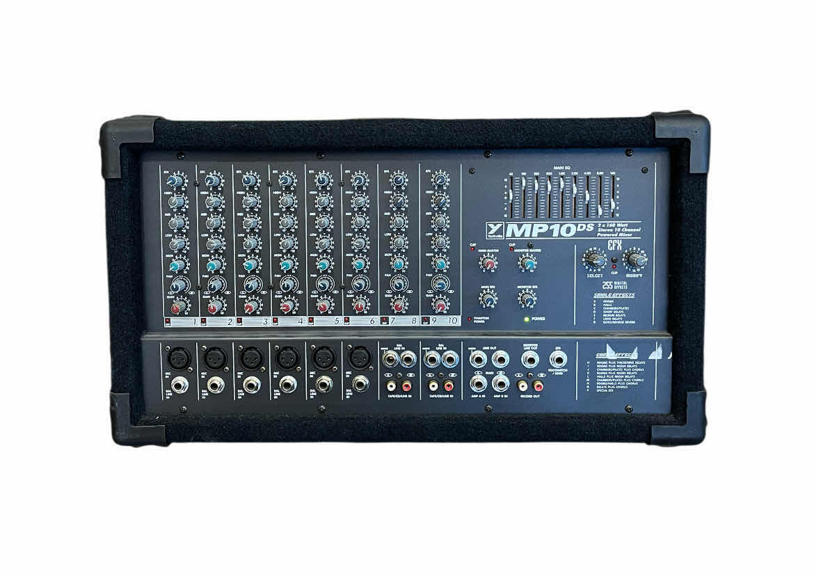 Photo 1 of YORKVILLE 2X 160WATT EFX 255DE STEREO 10 CHANNEL POWERED MIXER MP10DS