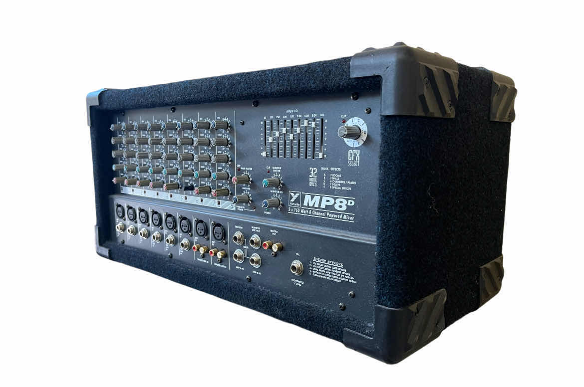Photo 1 of YORKVILLE 2X 160WATT EFX 32DE STEREO 8 CHANNEL POWERED MIXER MP8D