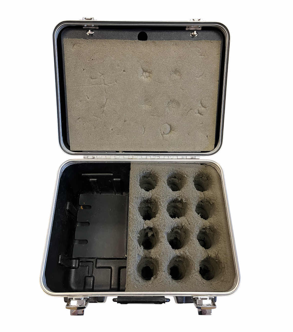 Photo 1 of SKB BLACK 12 SPACE MICROPHONE & ACCESSORY HARD CASE 18” X 14” H14”