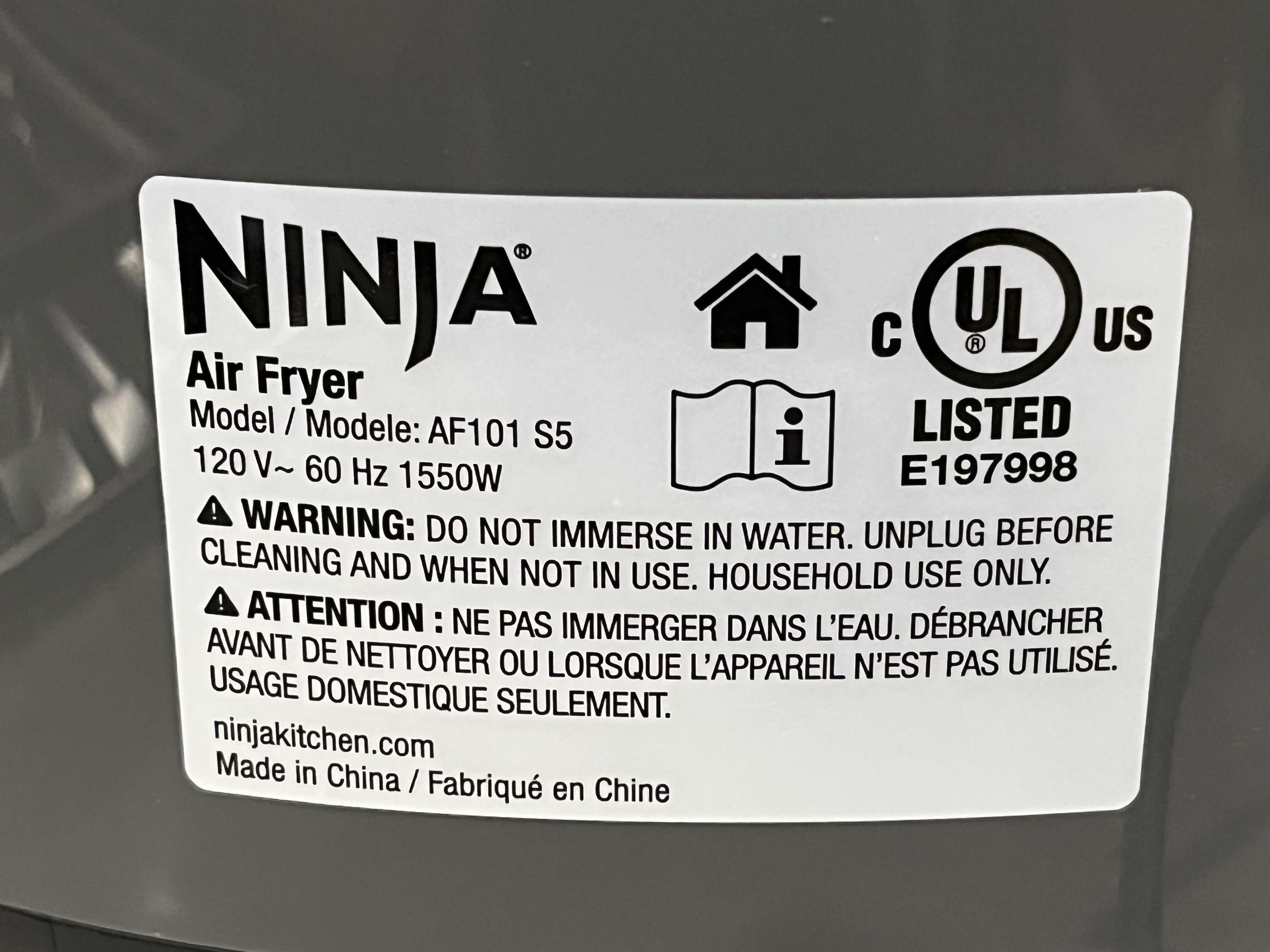 Photo 1 of NINJA 4QT MULTI-PURPOSE AIR FRYER AF101S5