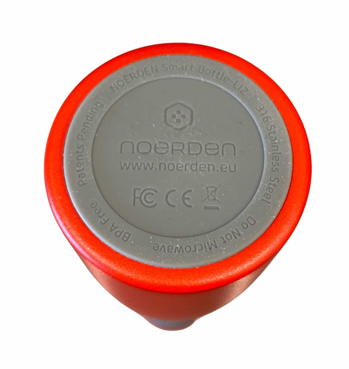 Photo 1 of NOERDEN LIZ 16OZ RED UV STERILIZATION SMART THERMO WATER BOTTLE