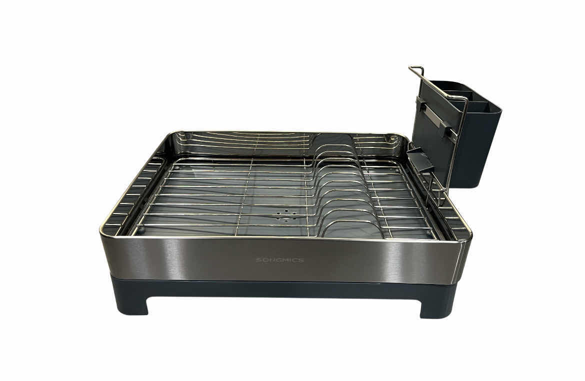 Photo 1 of SONGMICS PORTABLE DISH & UTENSIL DRYING RACK 18.5” X 12.5” H9.5”