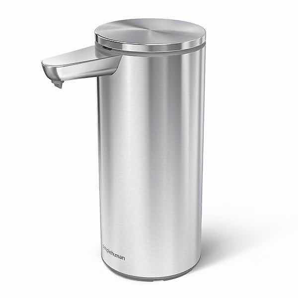Photo 1 of SIMPLE-HUMAN 14OZ BRUSHED NICKEL AUTOMATED SOAP DISPENSER