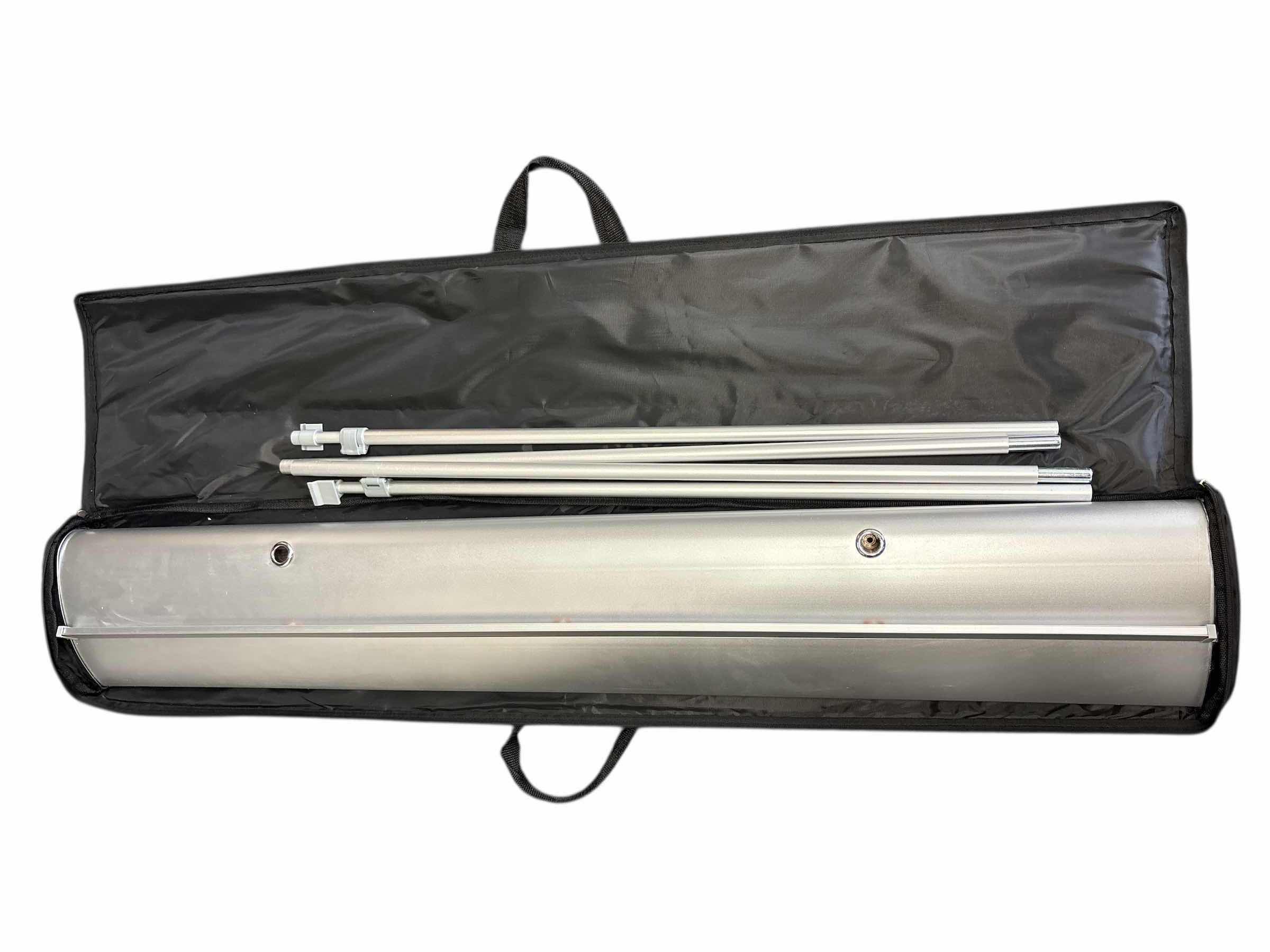 Photo 1 of RETRACTABLE ADVERTISING STAND 37.5”XH49.5”