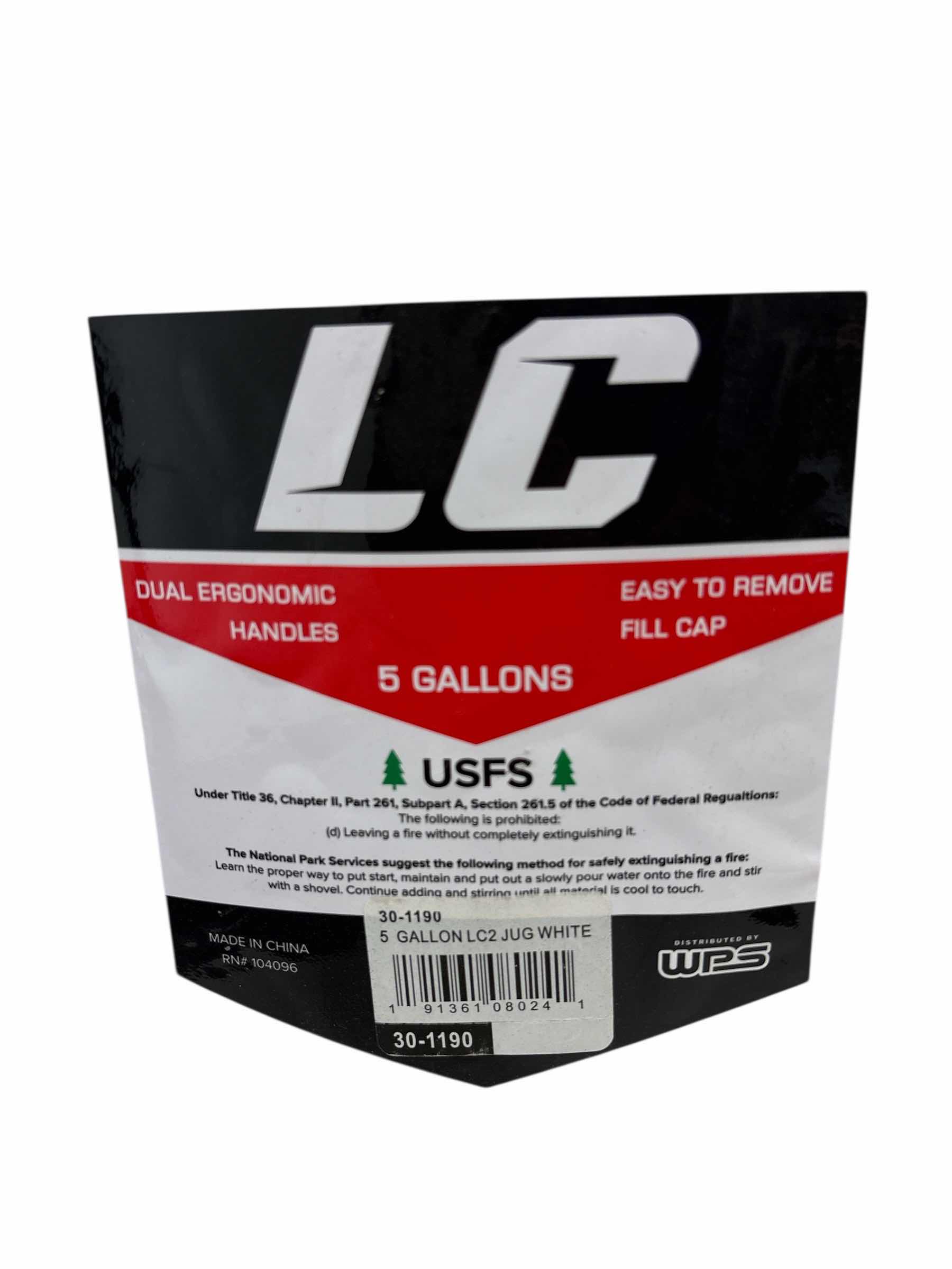 Photo 1 of LC 5 GALLON WHITE UTILITY JUG