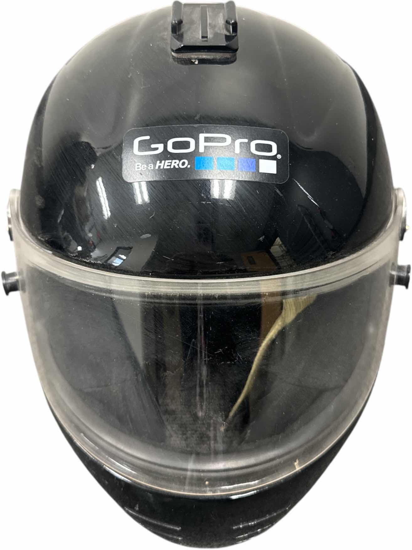 Photo 1 of GOPRO MOTORCYCLE HELMET WITH CAMERA MOUNT BLACK MEDIUM