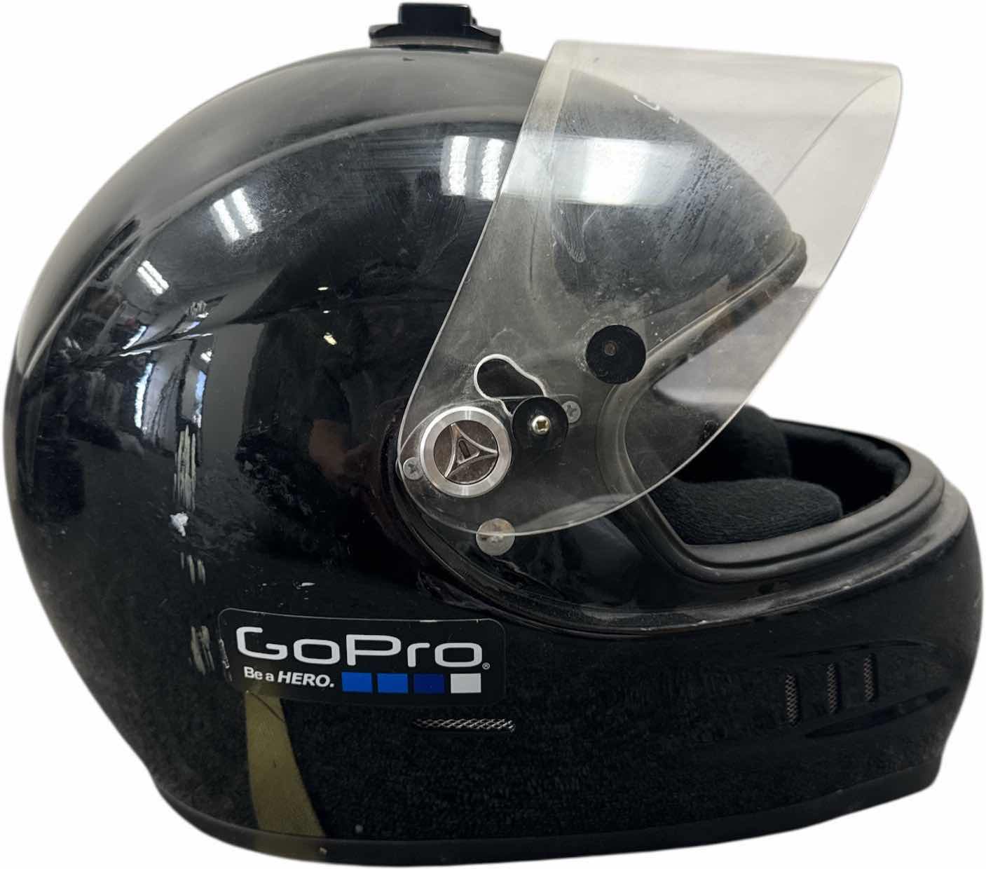 Photo 1 of GOPRO MOTORCYCLE HELMET WITH CAMERA MOUNT BLACK MEDIUM