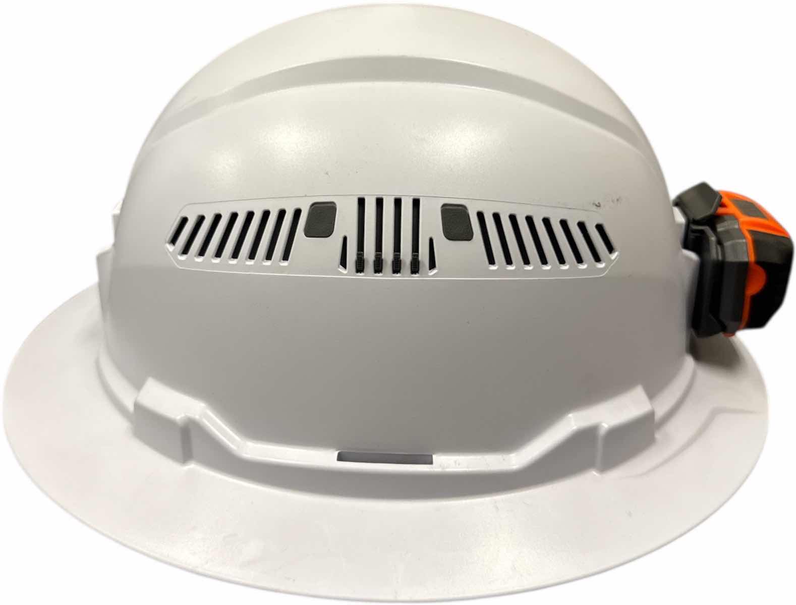 Photo 1 of ERGODYNE SKULLERZ HEAD PROTECTION HARD HAT WITH LED LIGHT WHITE MEDIUM