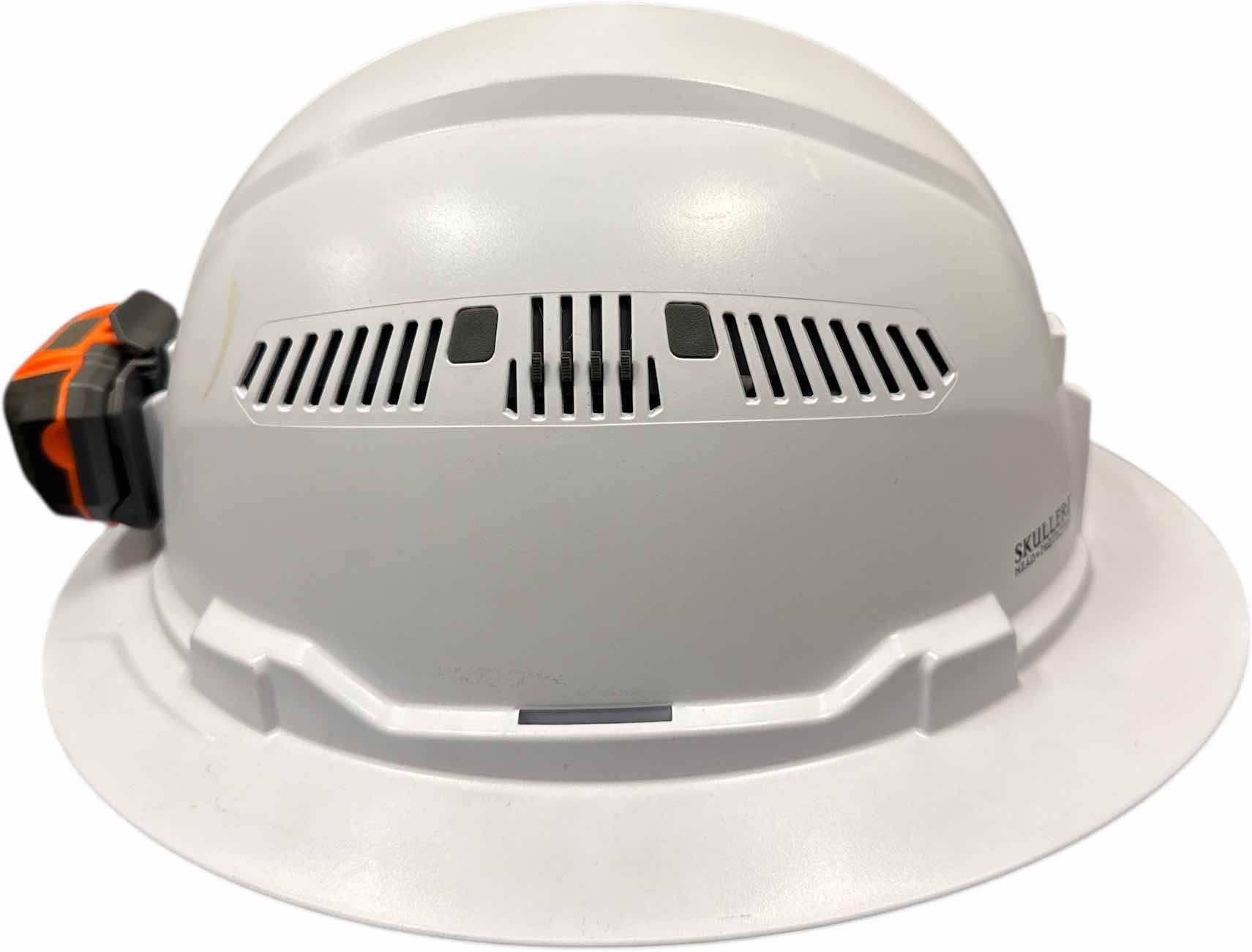 Photo 1 of ERGODYNE SKULLERZ HEAD PROTECTION HARD HAT WITH LED LIGHT WHITE MEDIUM