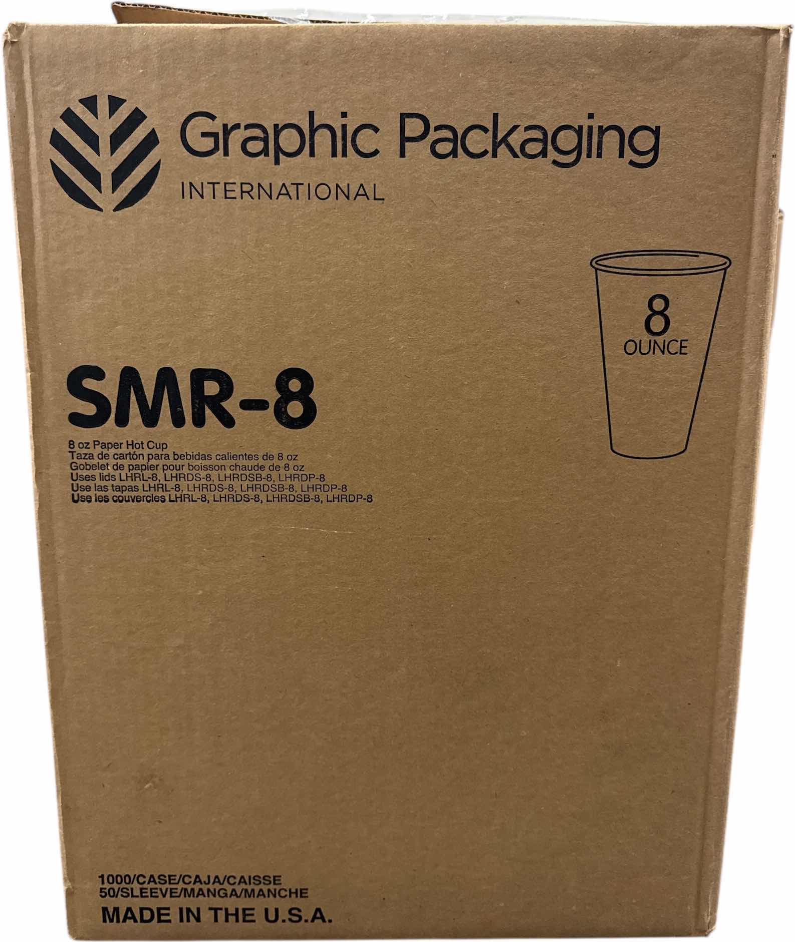 Photo 1 of GRAPHIC PACKAGING 8oz PAPER HOT CUP
