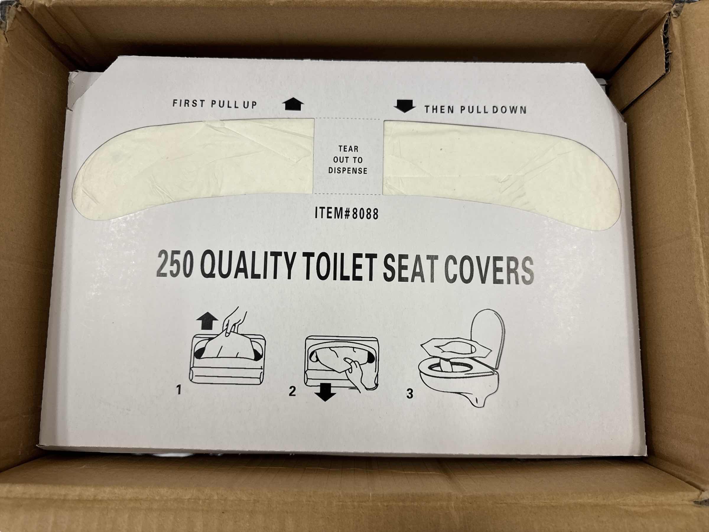 Photo 1 of QUALITY TOILET SEAT COVERS ITEM NO 8088
