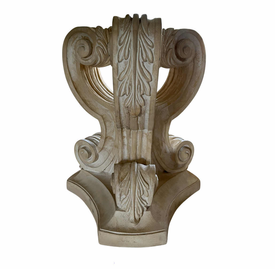 Photo 1 of BALLARD DESIGNS CERAMIC PEDESTAL ROUND 0.5” THICK GLASS TOP DINING TABLE 60” X 29.5” (READ NOTES)