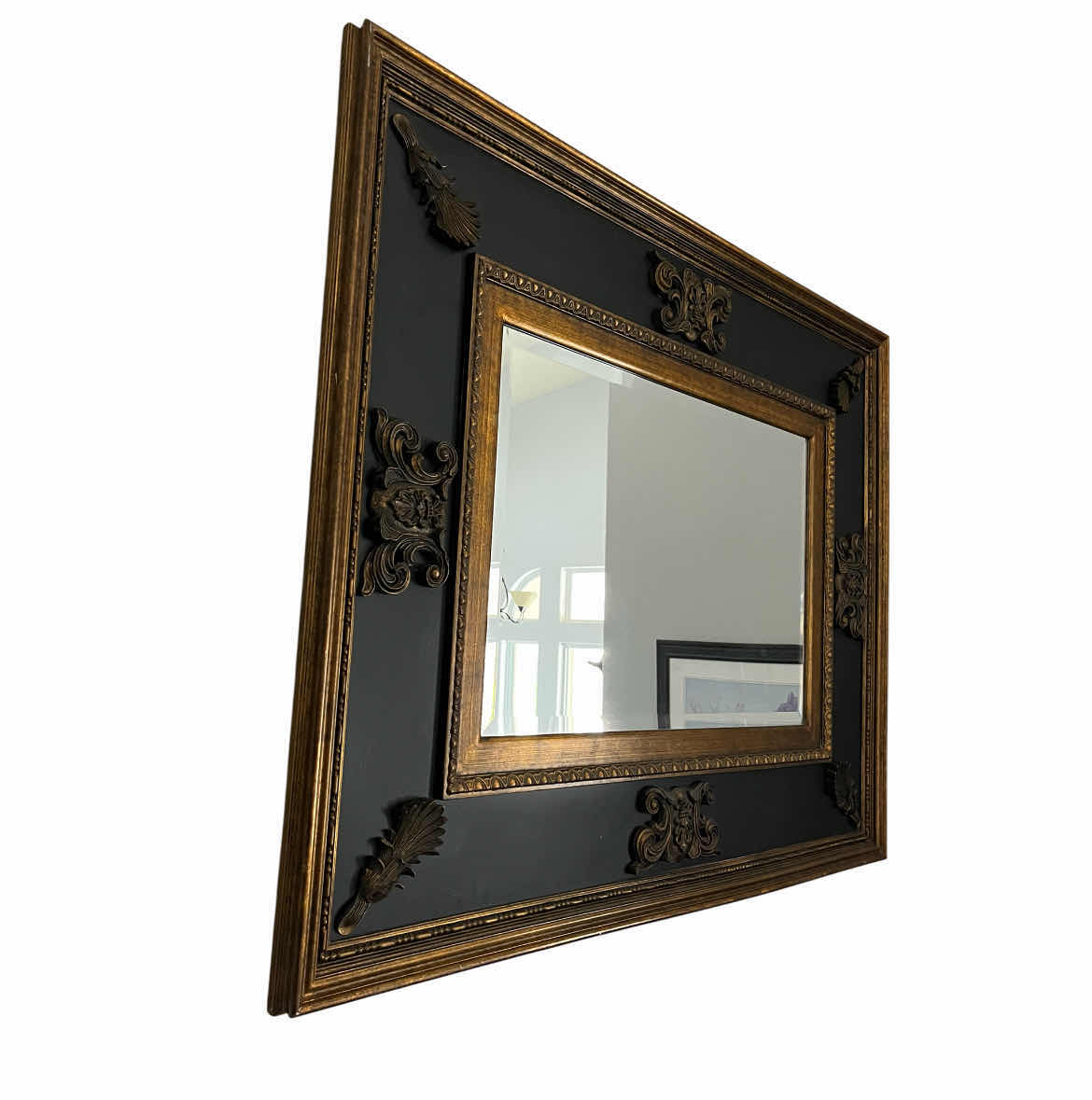 Photo 1 of UTTERMOST CADENCE ANTIQUE BRONZE & GOLD FRAMED MIRROR 59” X 2” H 47”