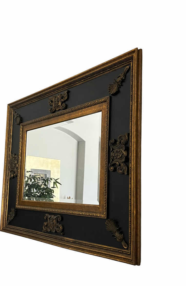 Photo 1 of UTTERMOST CADENCE ANTIQUE BRONZE & GOLD FRAMED MIRROR 59” X 2” H 47”