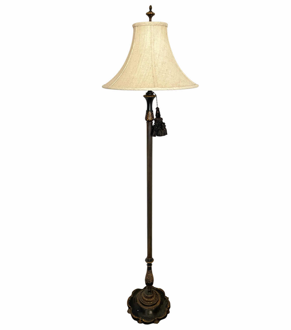 Photo 1 of AGED BRONZE VICTORIAN STYLE FLOOR LAMP 18” X 71”