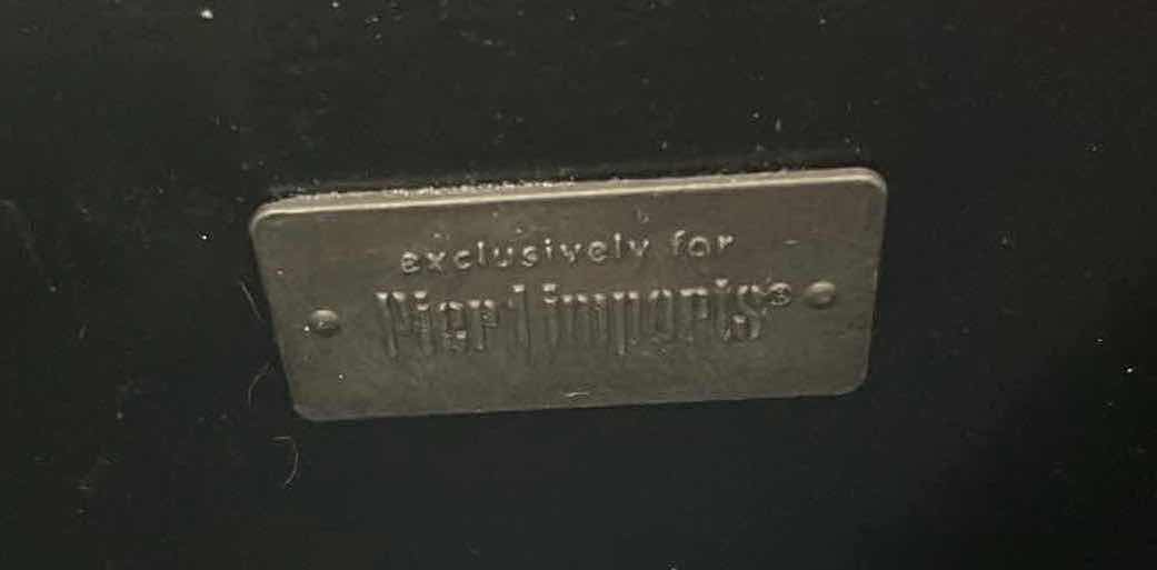 Photo 1 of PIER ONE MIRROR PANELED 9 DRAWER ANTIQUE SILVER FINISH WOOD DRESSER 51.5” X 21.5” H35”