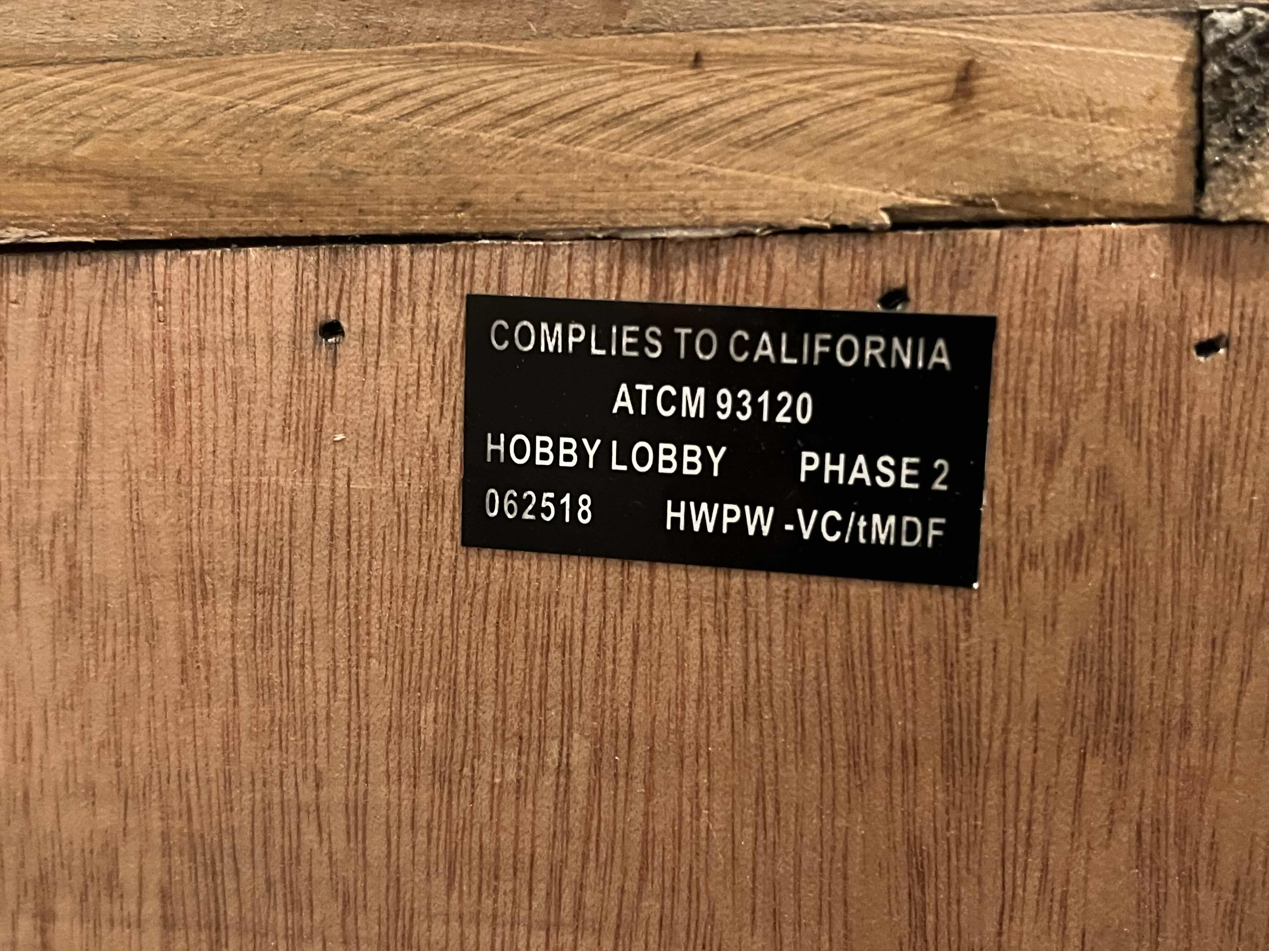 Photo 1 of HOBBY LOBBY MULTI-DRAWER APOTHECARY CABINET 30.5” X 12.5” H50.5”