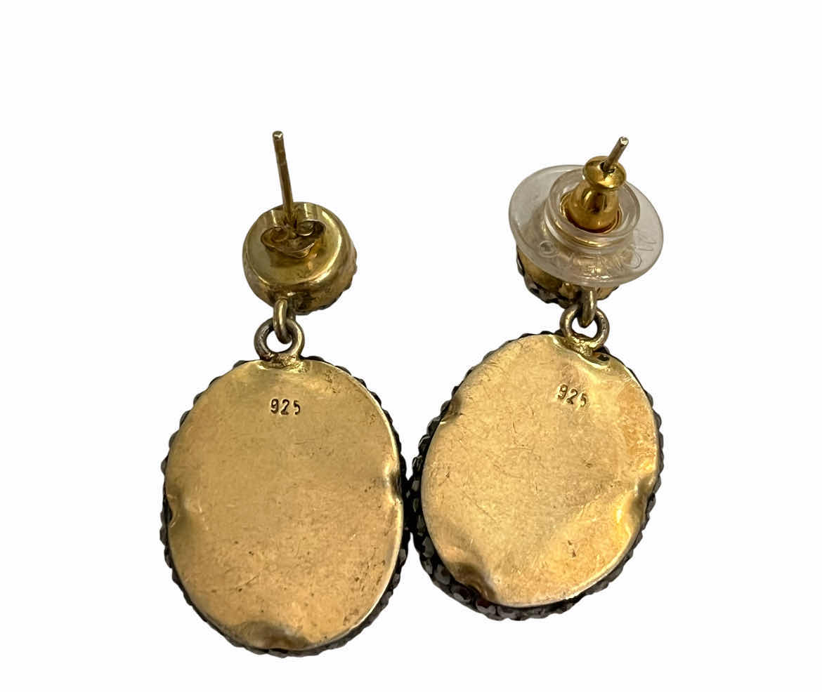 Photo 1 of VINTAGE STONE & 925 SILVER RING & EARRINGS