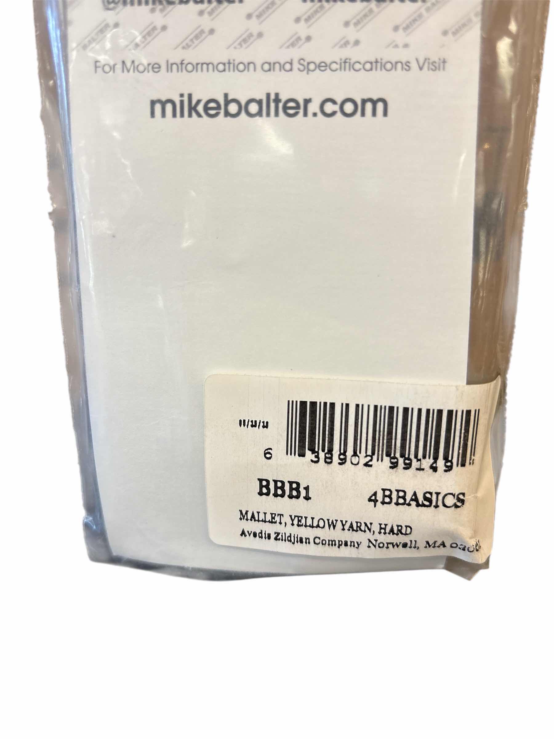 Photo 1 of NEW MIKE BALTER BASICS MALLETS, HARD YELLOW YARN W YELLOW BIRCH HANDLES (BB1)