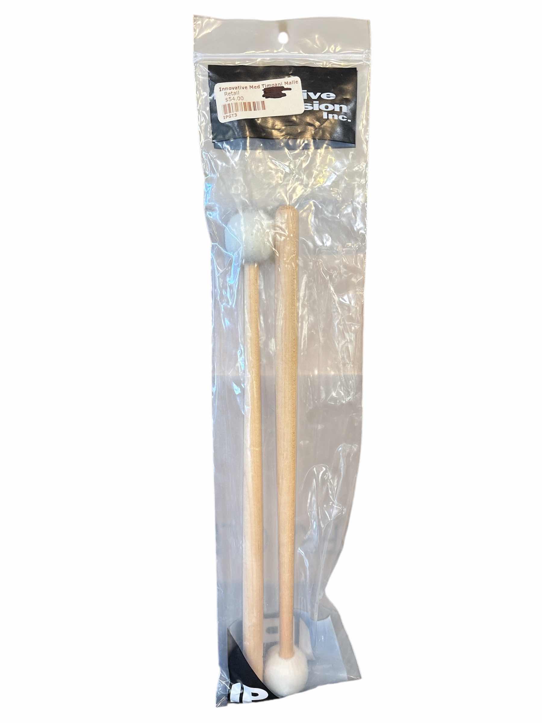 Photo 1 of NEW INNOVATIVE PERCUSSION INC MEDIUM TIMPANI MALLETS (GT-3)