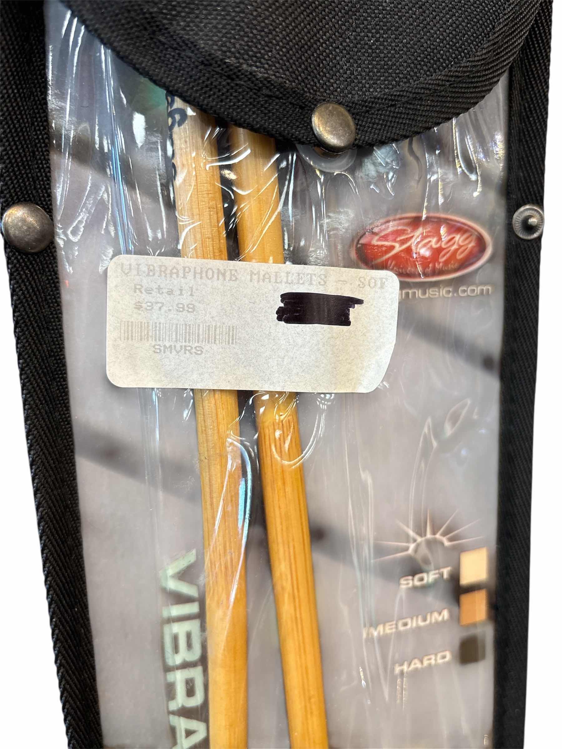 Photo 1 of NEW STAGG SOFT VIBRAPHONE MALLETS W RATTAN SHAFT (SMV-RS)