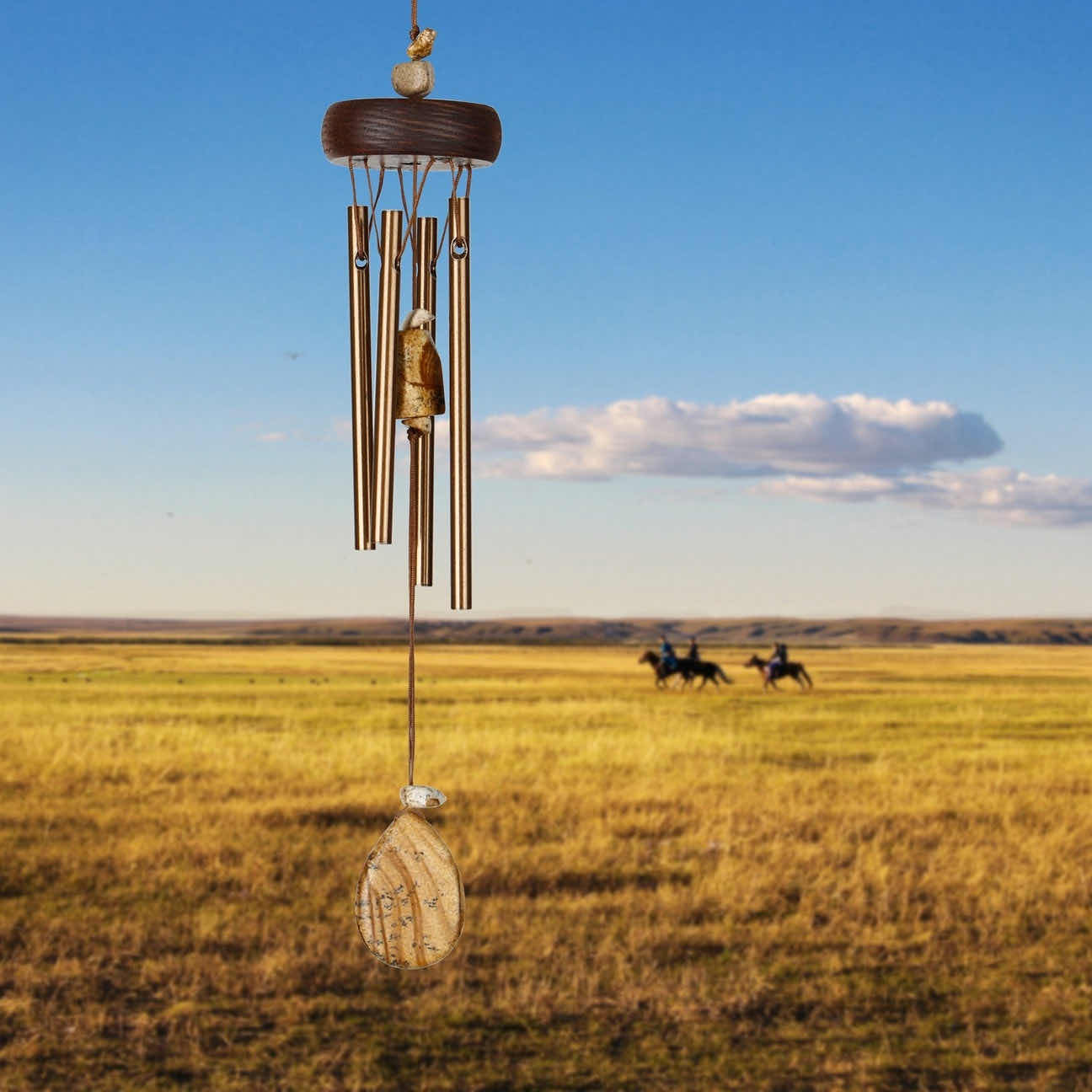 Photo 1 of NEW WOODSTOCK CHIMES PRECIOUS STONES 12” CHIME- PRAIRIE JASPER
