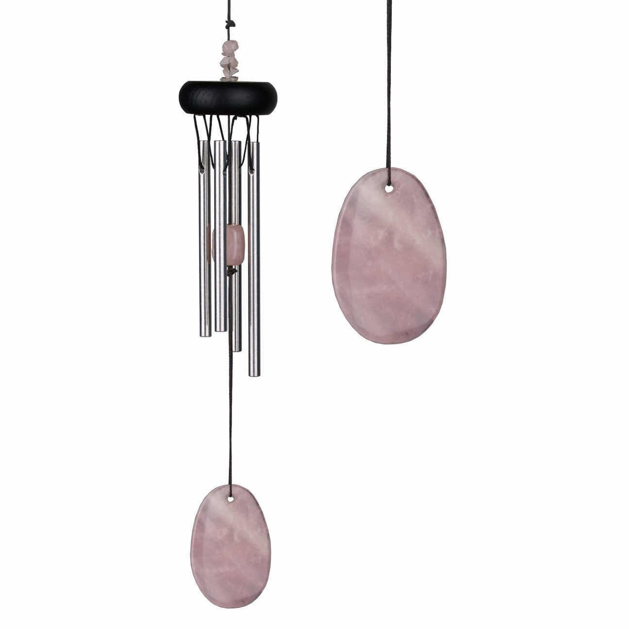 Photo 1 of NEW WOODSTOCK CHIMES PRECIOUS STONES 12” CHIME- ROSE QUARTZ