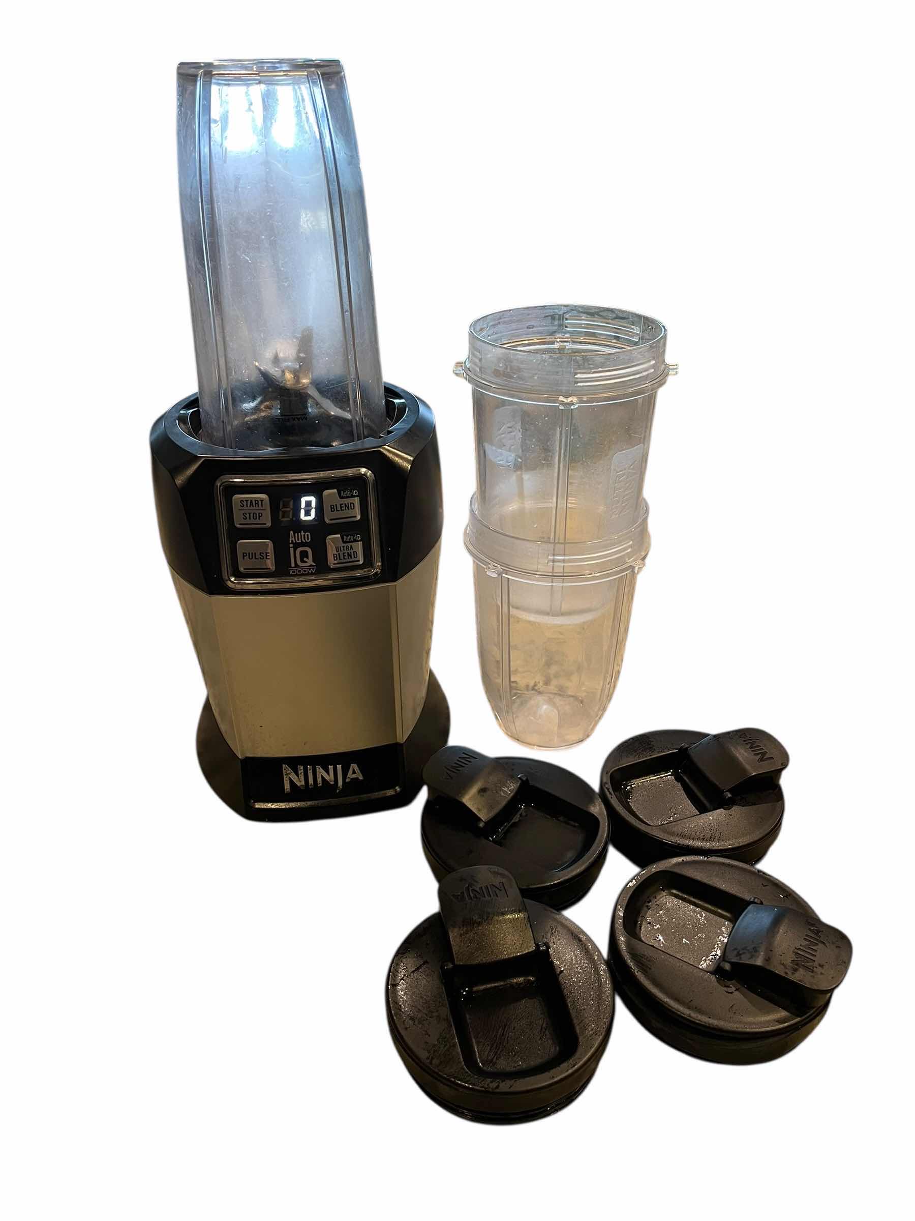 Photo 1 of NINJA AUTO IQ 1000W BLENDER W CUPS & LIDS BL480D