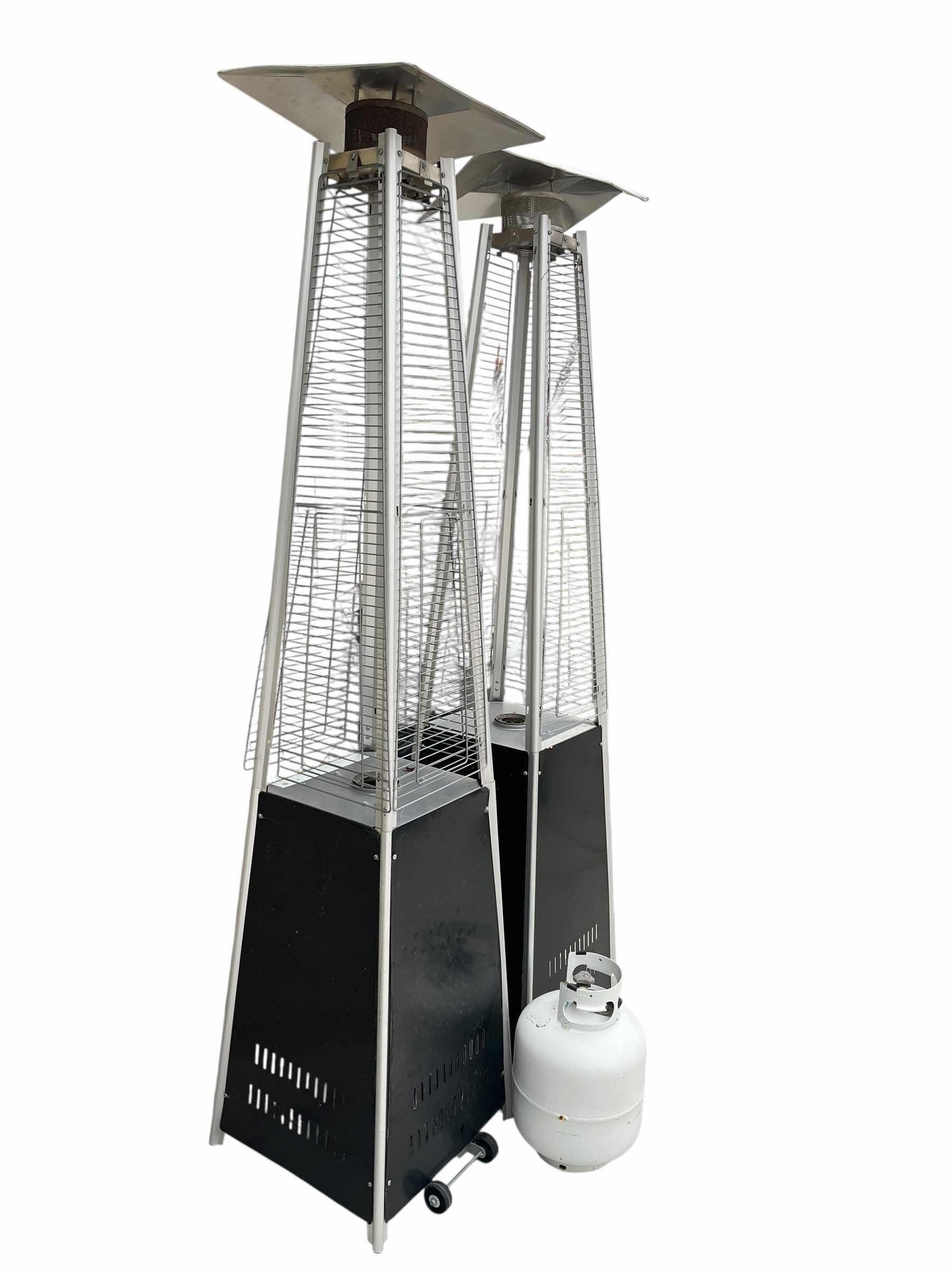 Photo 1 of OUTDOOR PROPANE PATIO HEATERS (2) 20.5” X 20.5” H90”