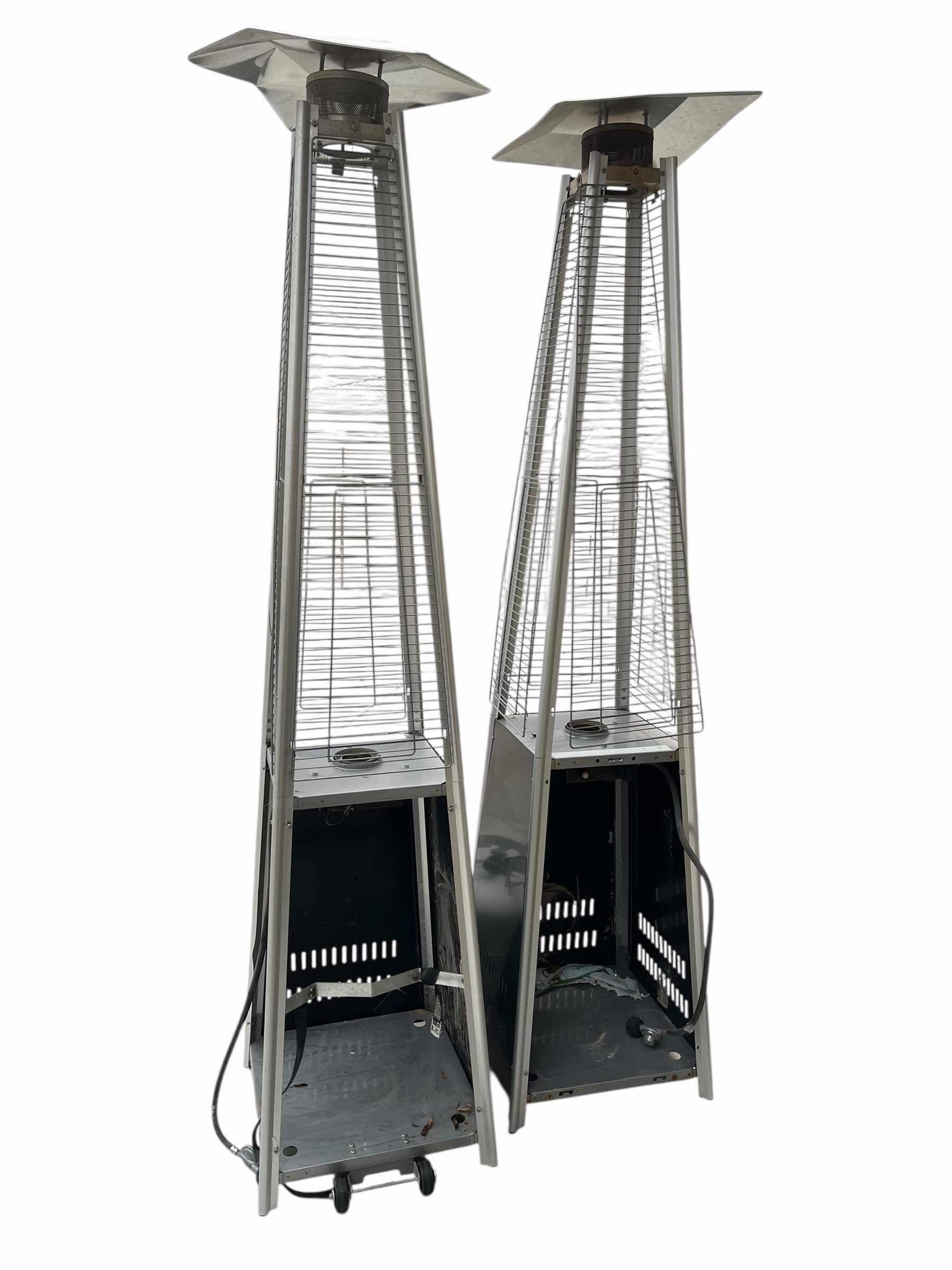 Photo 1 of OUTDOOR PROPANE PATIO HEATERS (2) 20.5” X 20.5” H90”