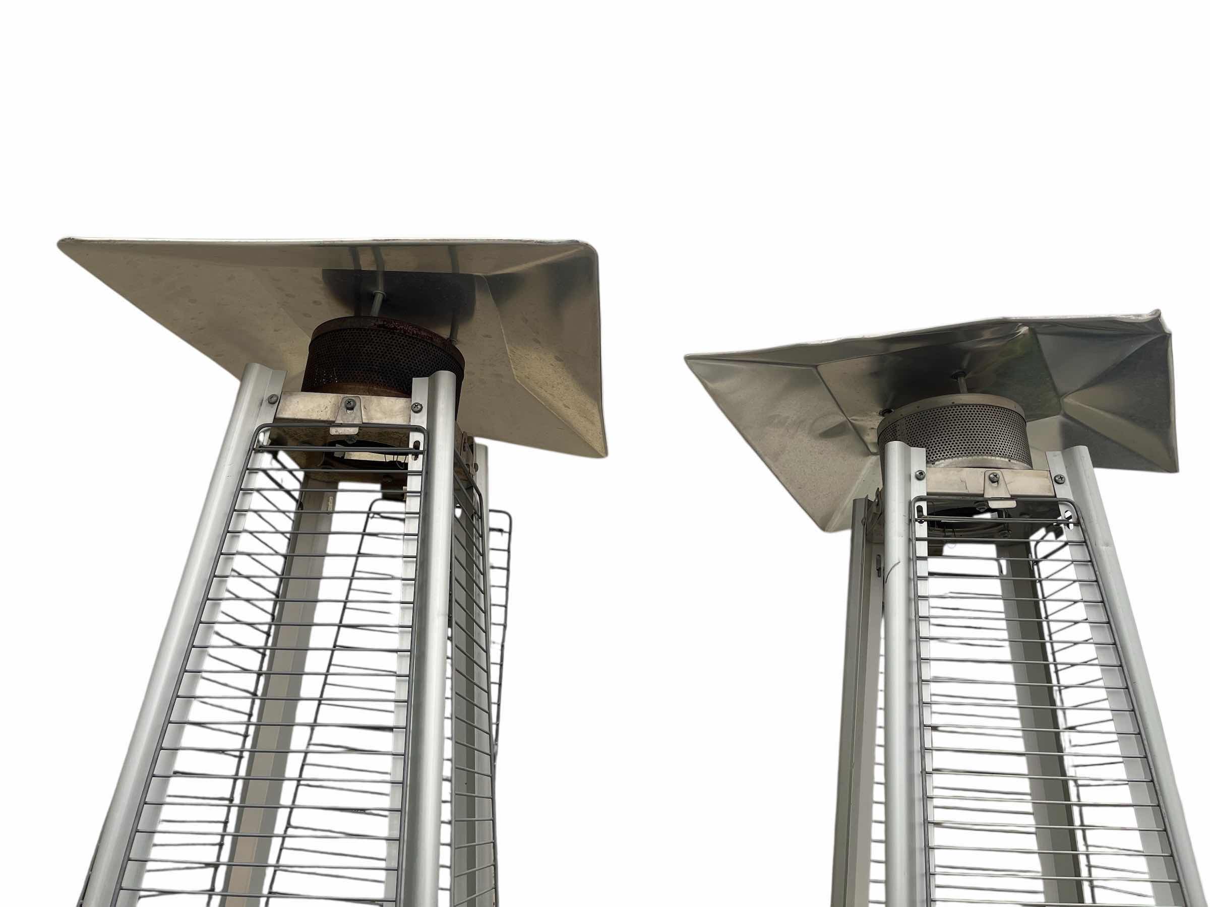 Photo 1 of OUTDOOR PROPANE PATIO HEATERS (2) 20.5” X 20.5” H90”
