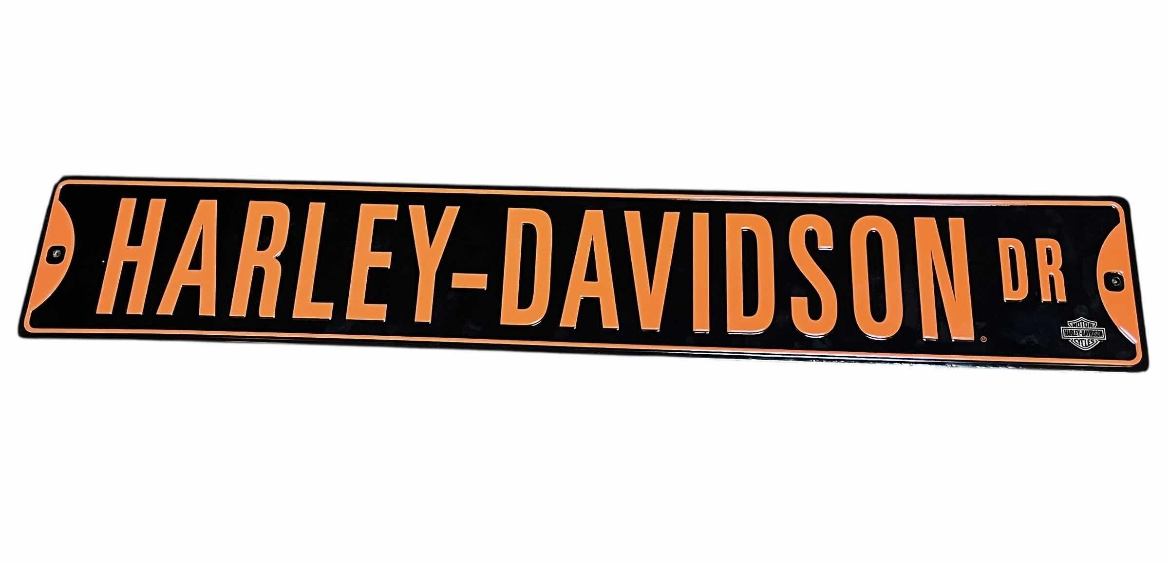 Photo 1 of HARLEY DAVIDSON DR STREET TIN SIGN 36” X 6”