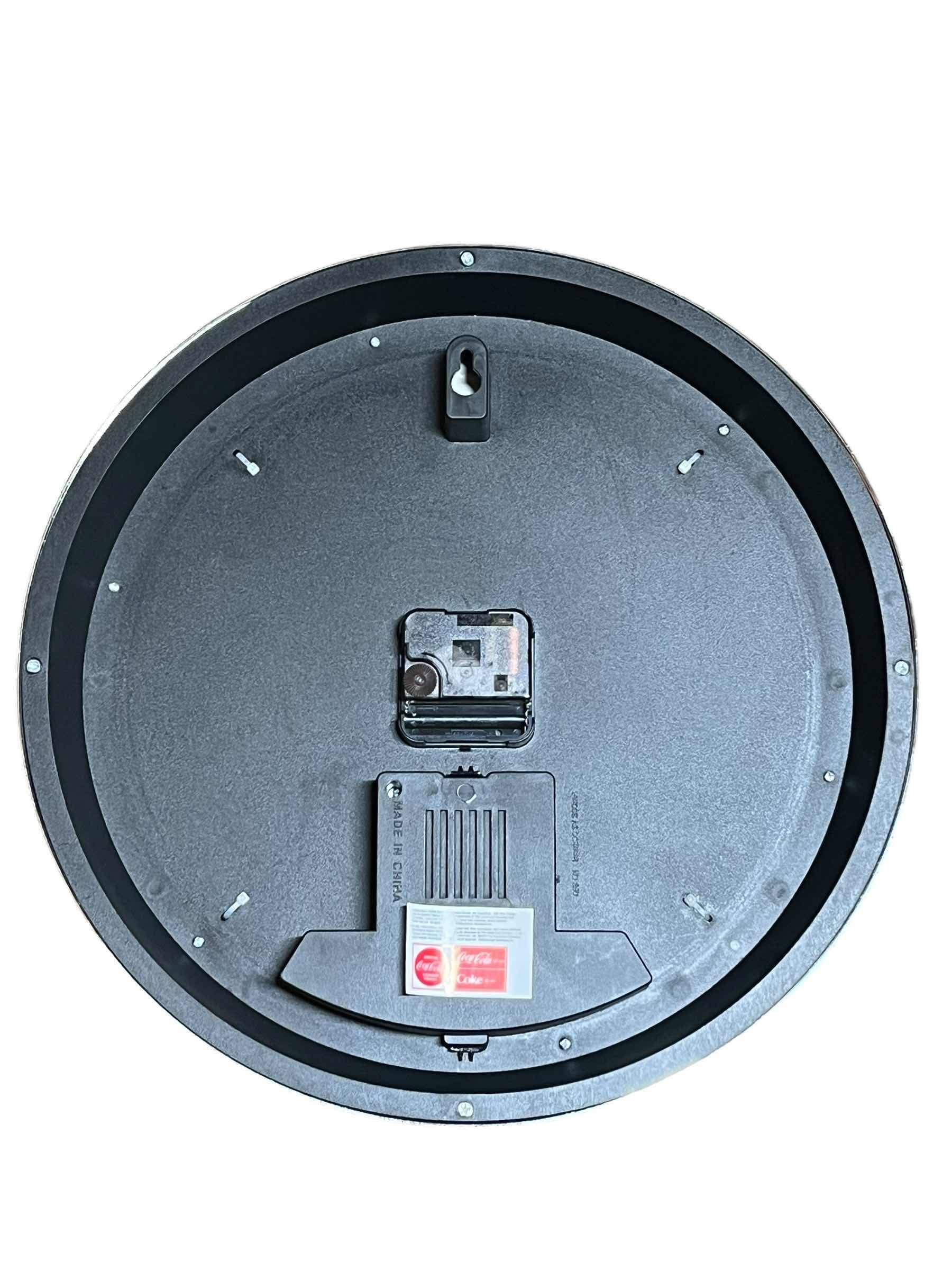 Photo 1 of COCA-COLA ENJOY COCA-COLA TRADEMARK WALL CLOCK