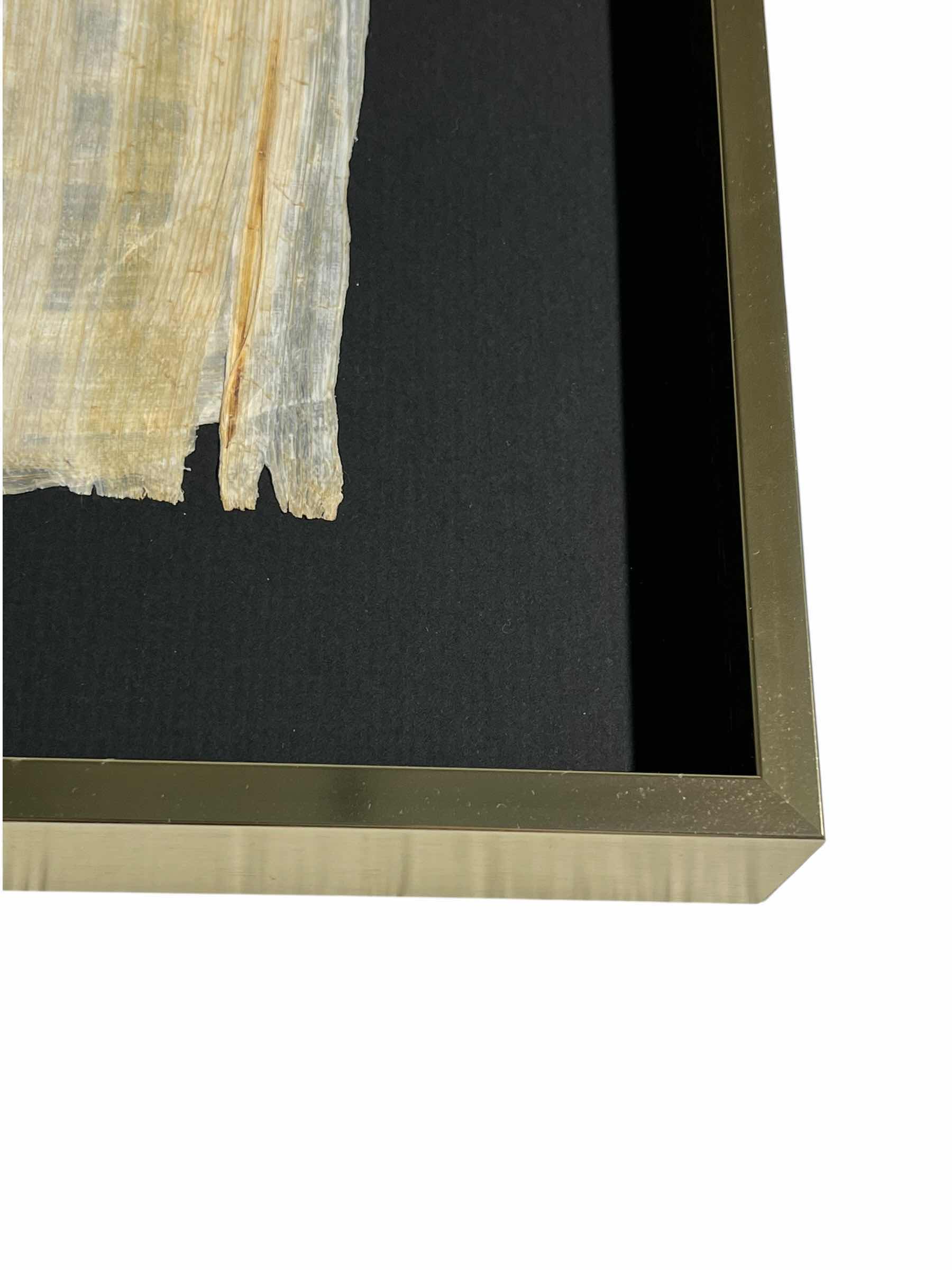 Photo 1 of KING SETI I BEFORE GOD LUNMUTEF AND GODDESS ISIS FRAMED PAPYRUS ARTWORK W COA 21.5” X 17.5”