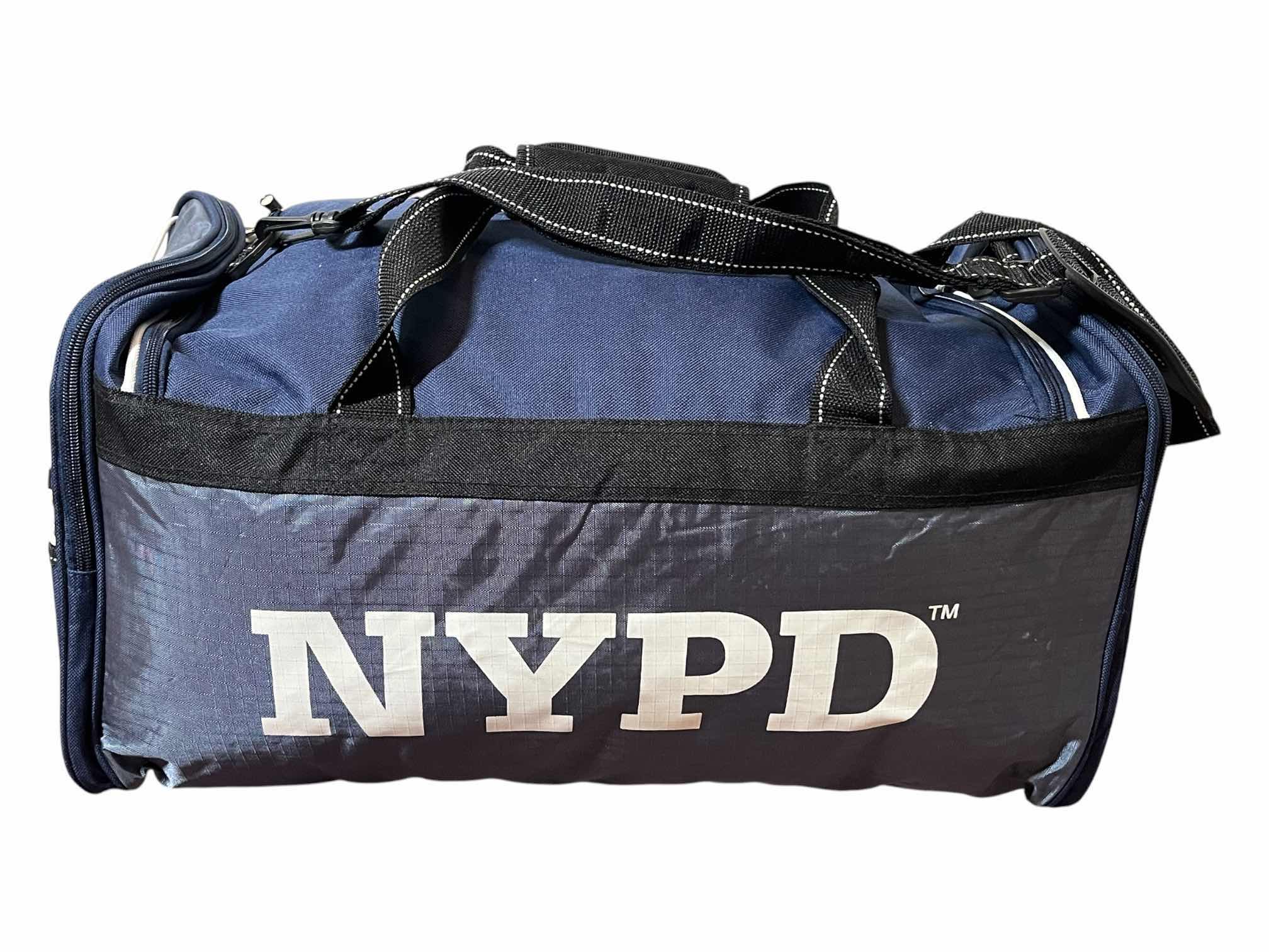 Photo 1 of NYPD NAVY BLUE CARRY-ON DUFFEL BAG