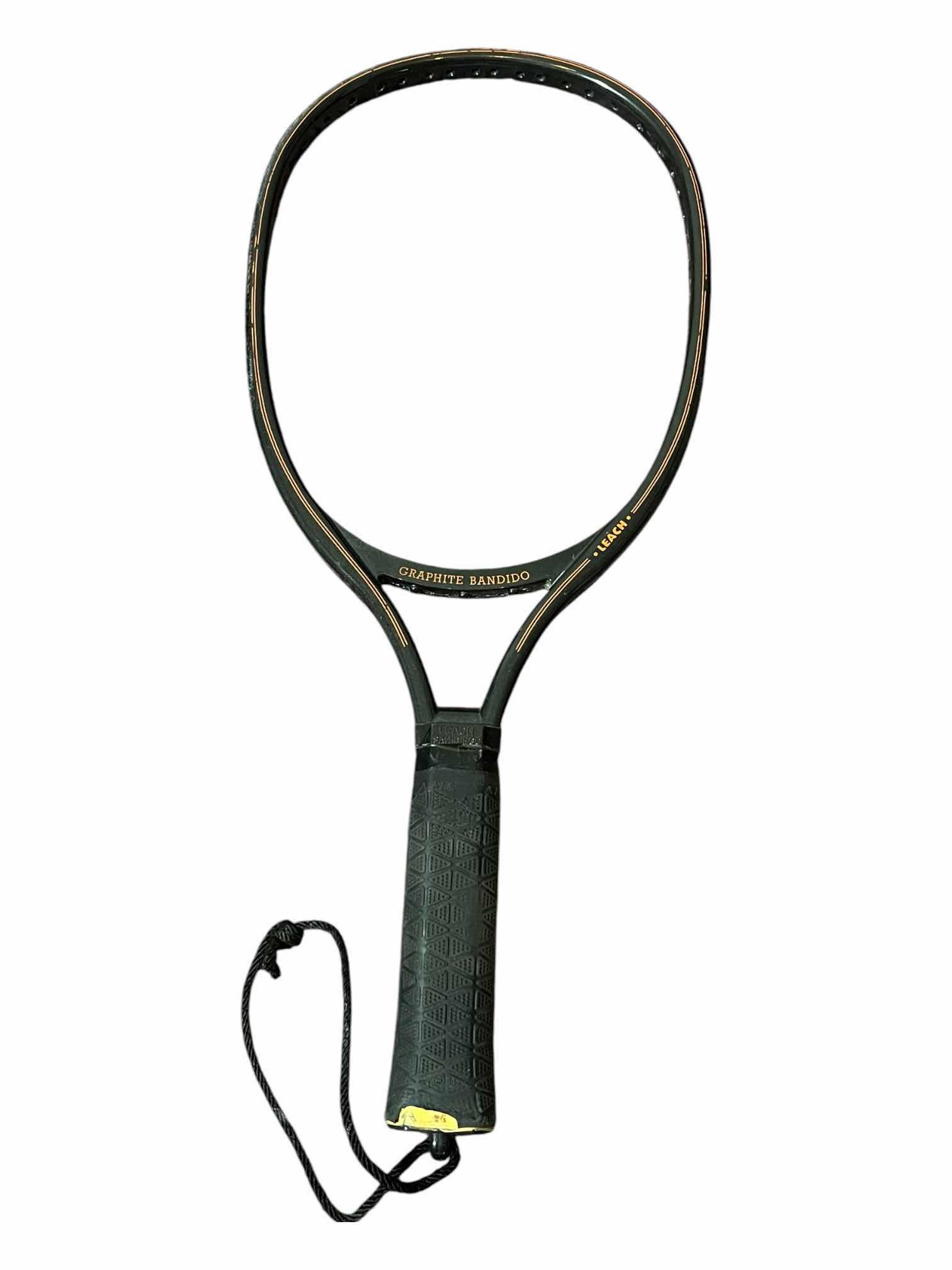 Photo 1 of HEAD LASER SPEED COMP FIBERGLASS TENNIS RACKET & LEACH GRAPHITE BANDITO FIBERGLASS TENNIS RACKET