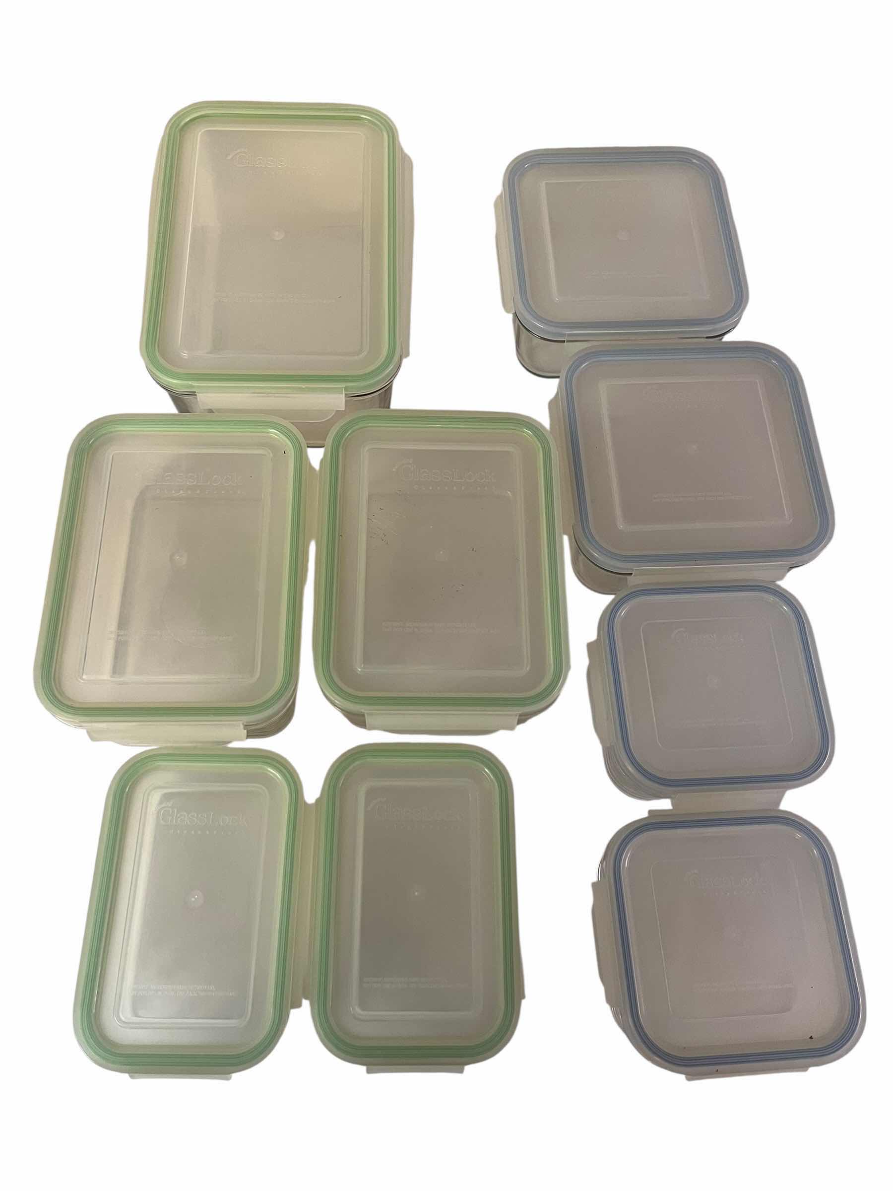 Photo 1 of GLASSLOCK STORAGE FOOD CONTAINERS (9)