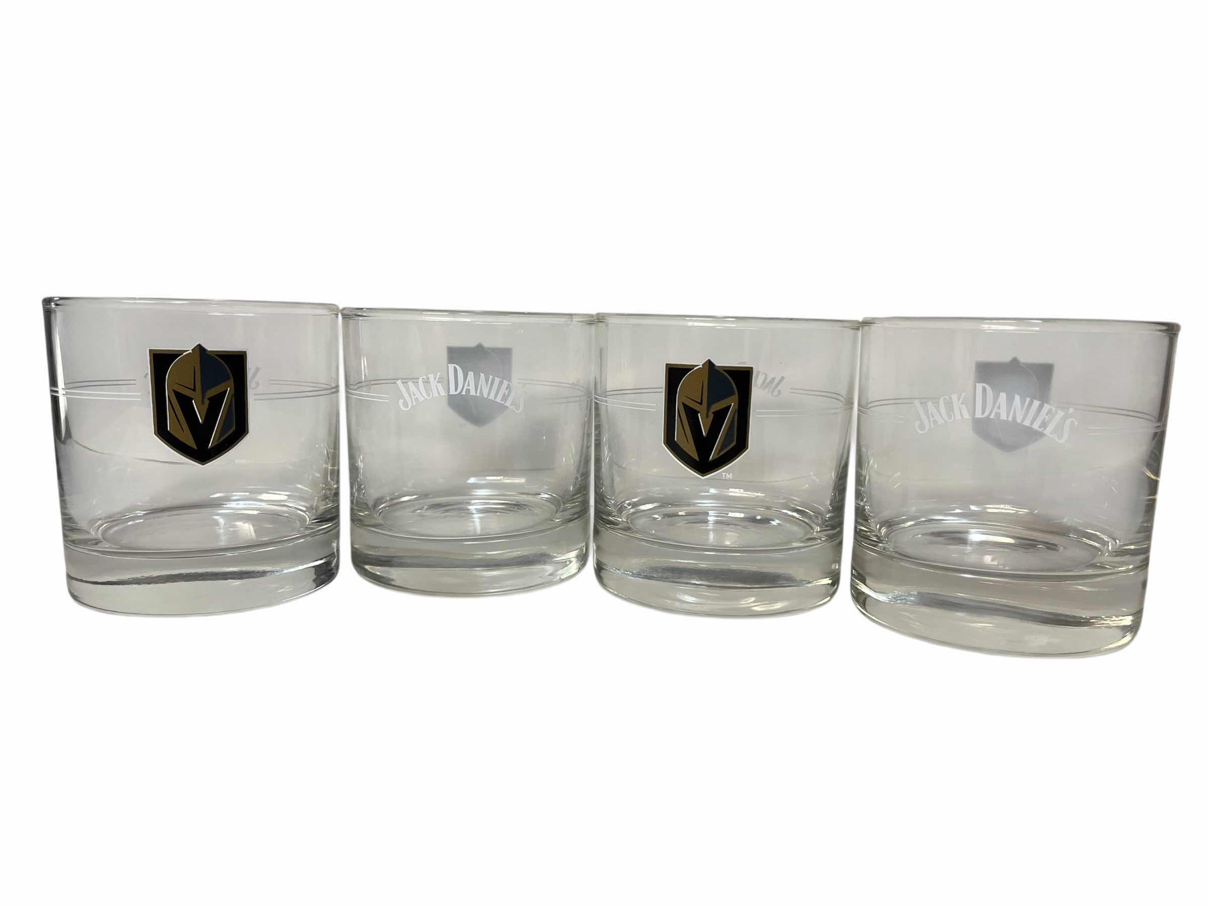 Photo 1 of GOLDEN KNIGHTS JACK DANIELS TUMBLERS (4)