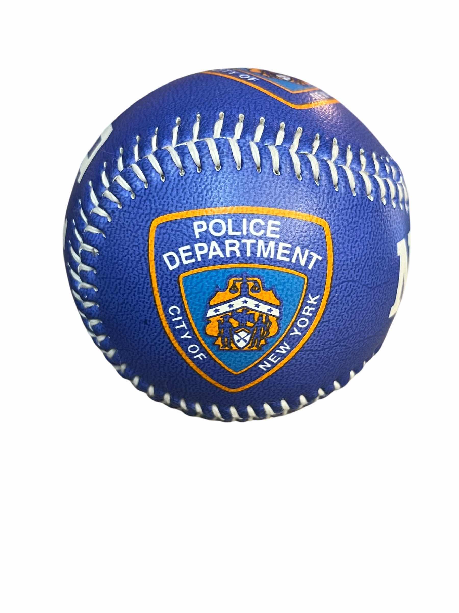 Photo 1 of NYPD CITY OF NEW YORK POLICE DEPARTMENT BASEBALL AND LICENSE PLATE MAGNET
