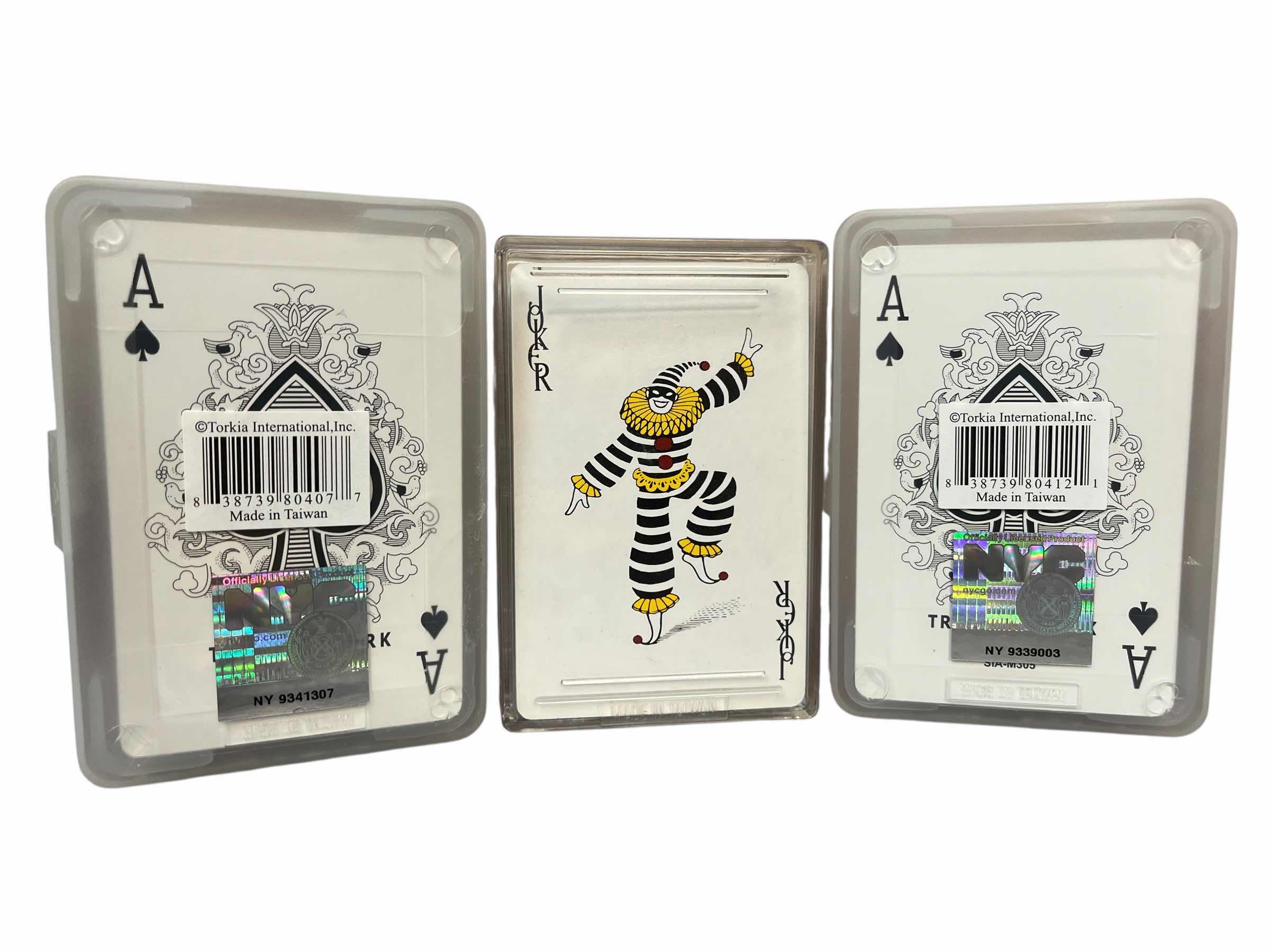 Photo 1 of NYPD CITY OF NEW YORK POLICE DEPARTMENT STANDARD PLAYING CARDS (3)