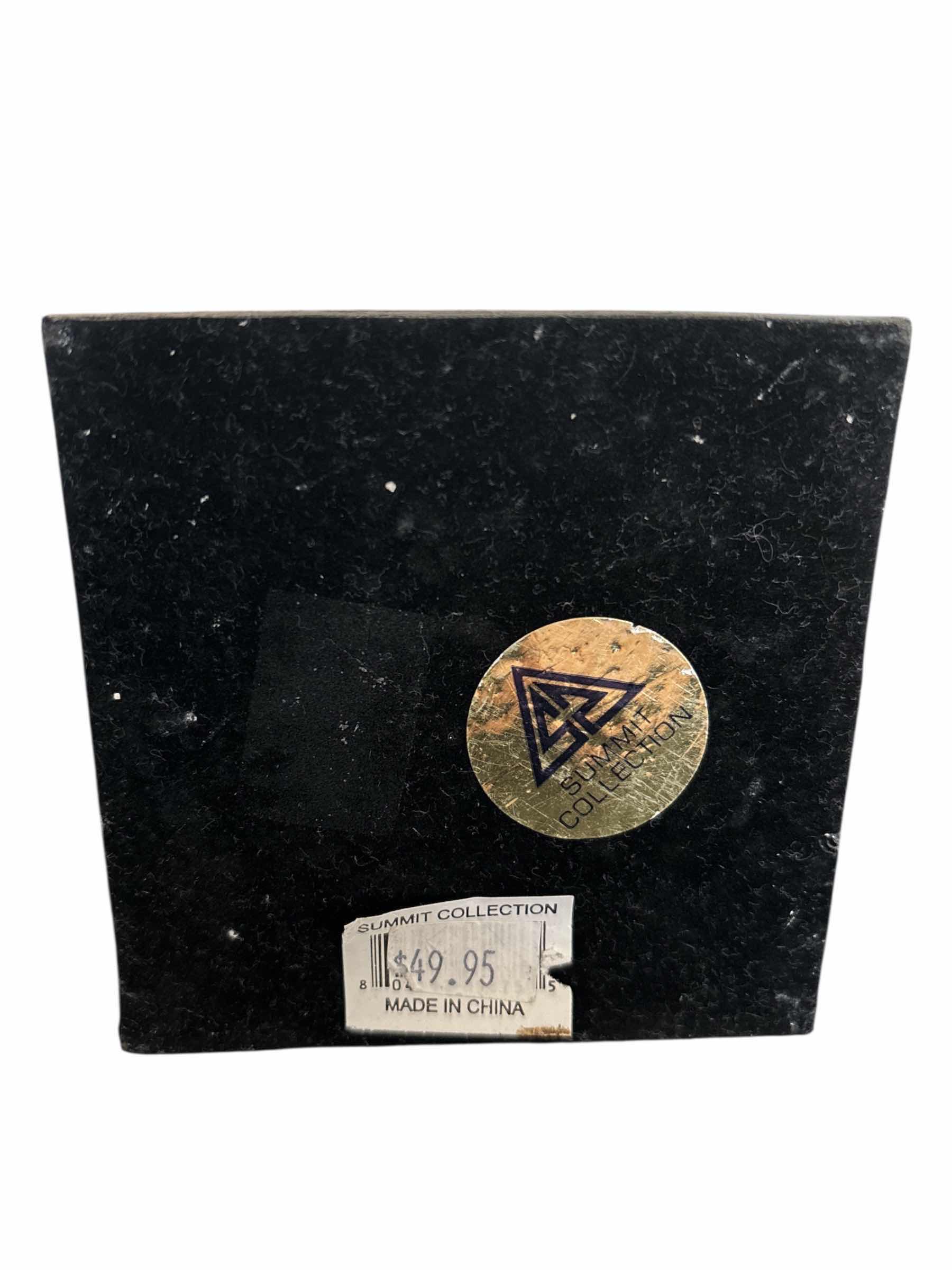 Photo 1 of 2001 SUMMIT COLLECTION 16.5” EGYPTIAN OBELISK, BLACK/GOLD