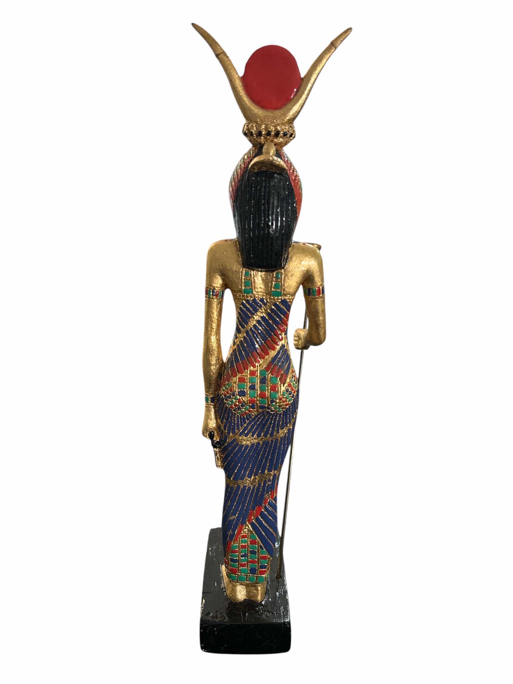 Photo 1 of ARTISANS GUILD INTERNATIONAL HAND-PAINTED EGYPTIAN GODDESS ISIS 13” STATUE
