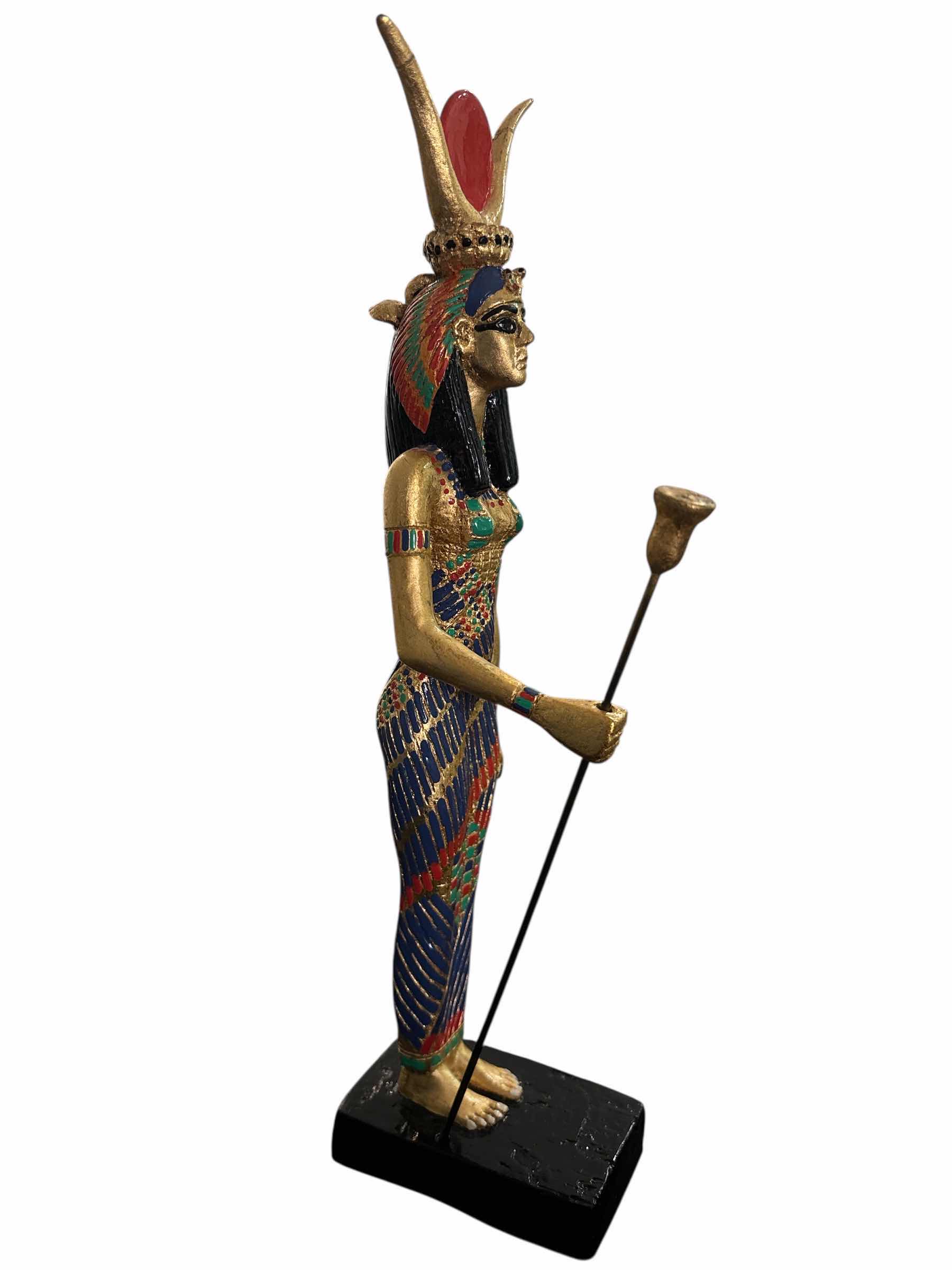 Photo 1 of ARTISANS GUILD INTERNATIONAL HAND-PAINTED EGYPTIAN GODDESS ISIS 13” STATUE
