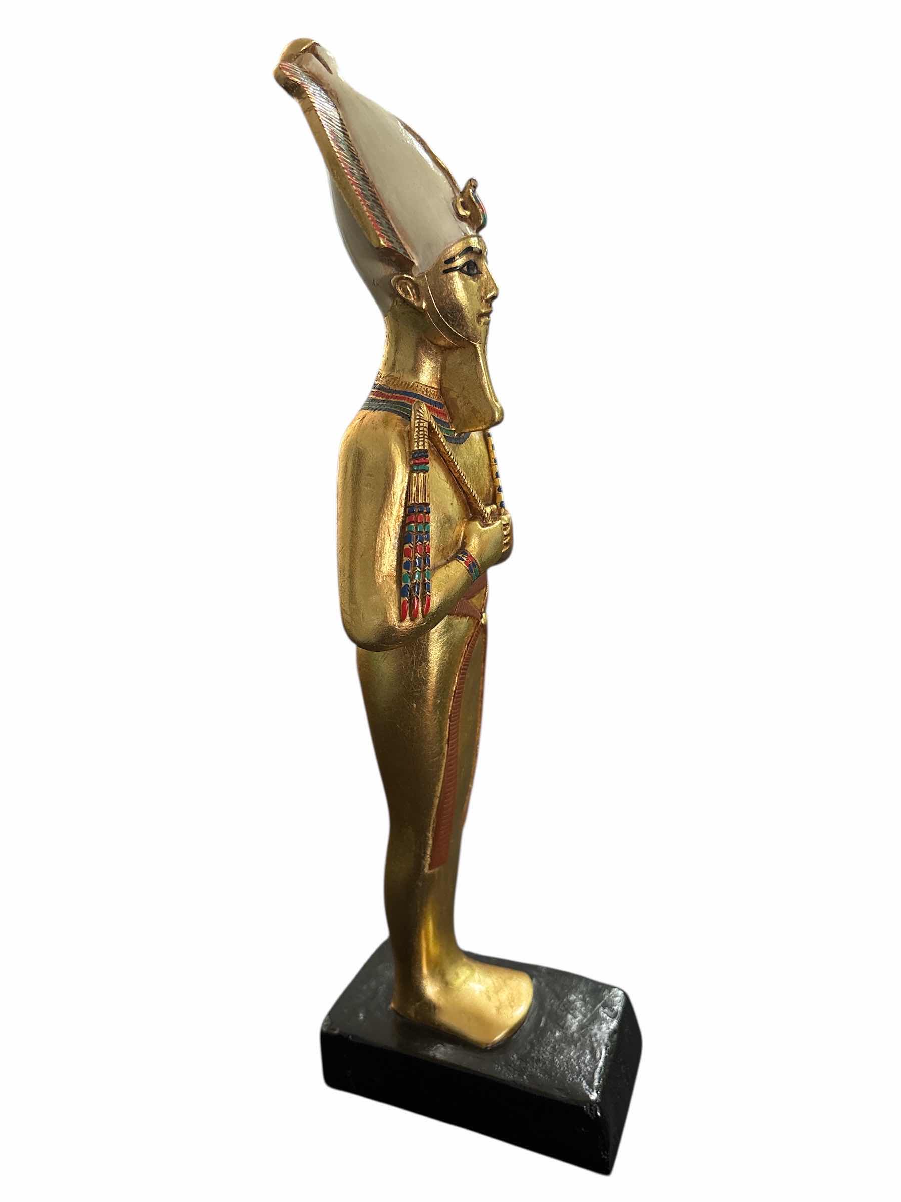 Photo 1 of ARTISANS GUILD INTERNATIONAL HAND-PAINTED OSIRUS 12.25” STATUE