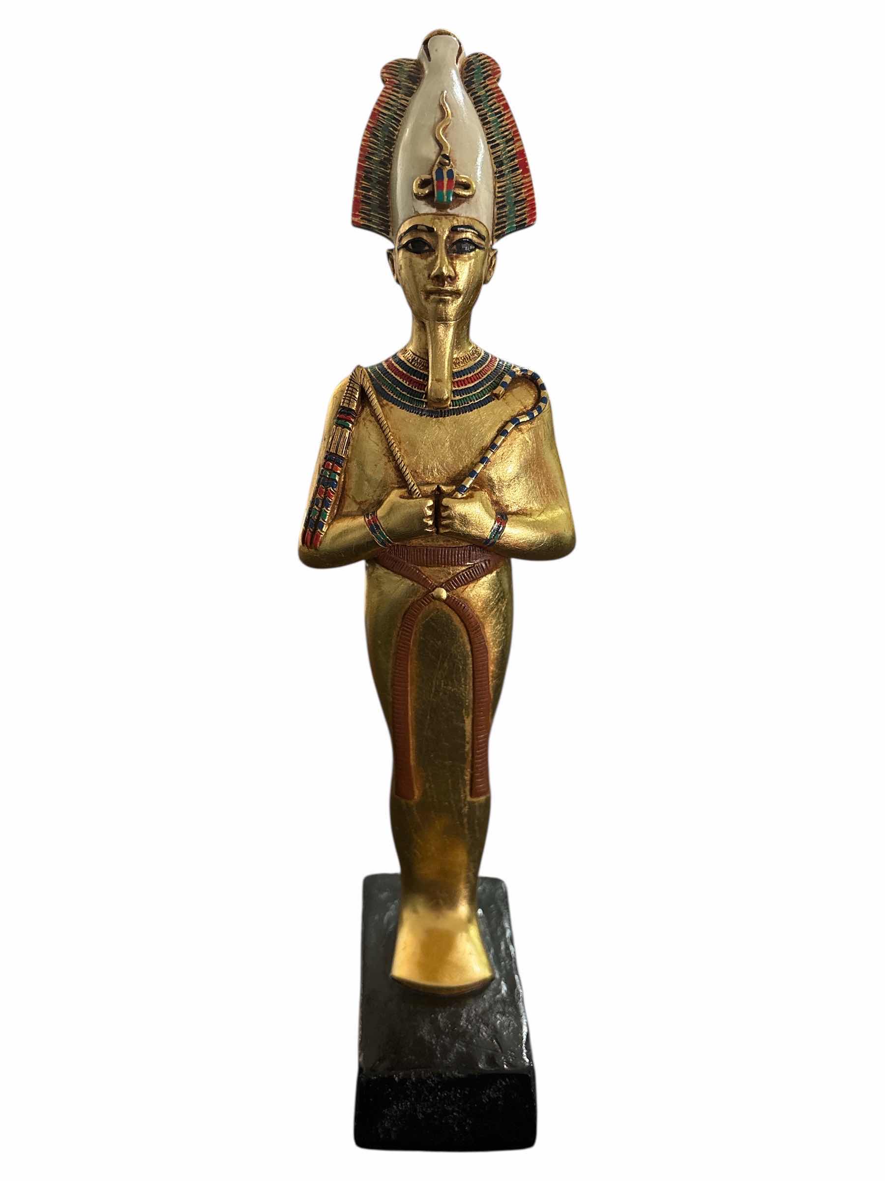 Photo 1 of ARTISANS GUILD INTERNATIONAL HAND-PAINTED OSIRUS 12.25” STATUE