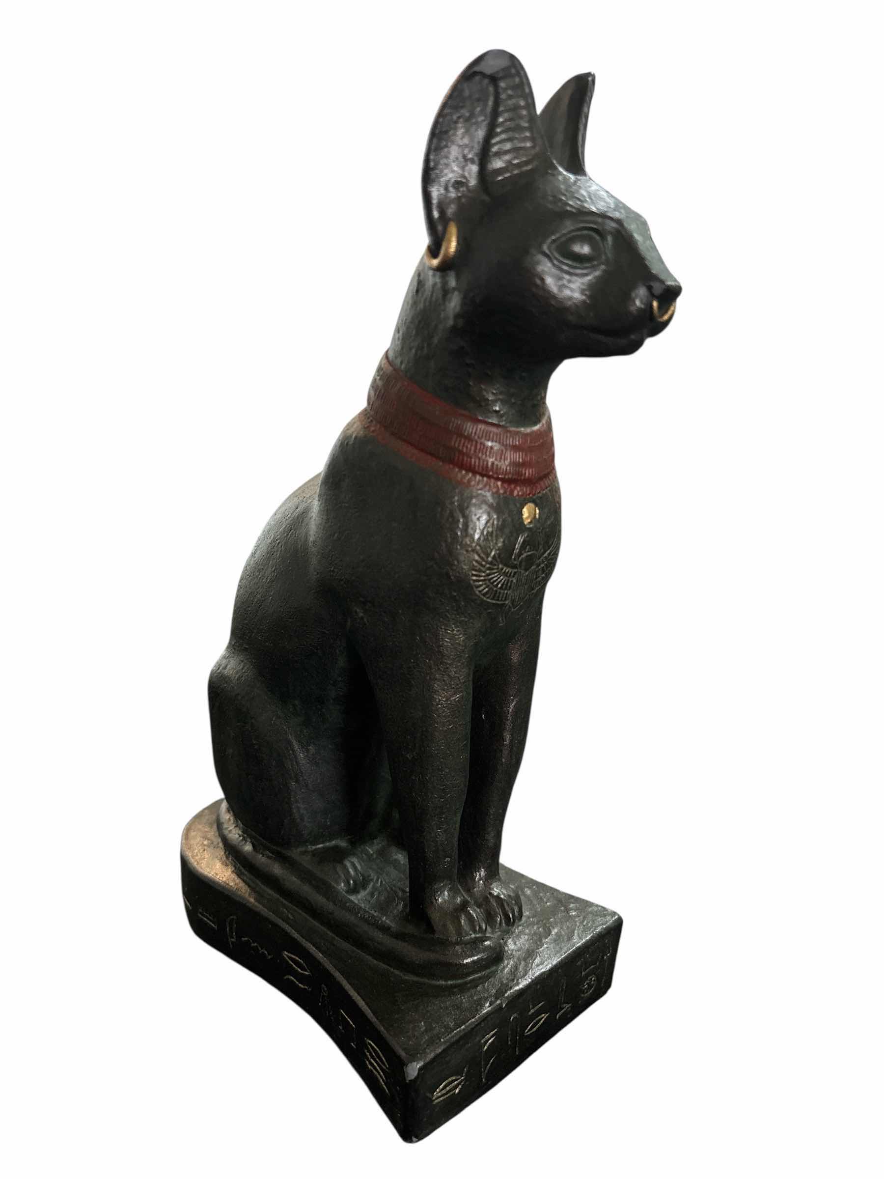 Photo 1 of ANCIENT EGYPTIAN BASTET CAST 9.5” STATUE
